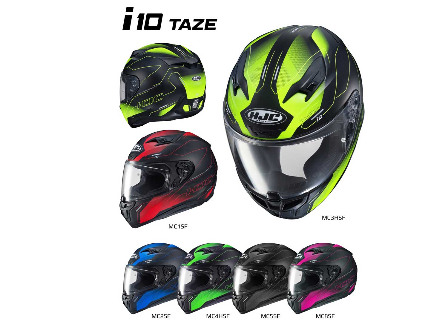 MC8SF, Small HJC Unisex-Adult Full Face Helmet 