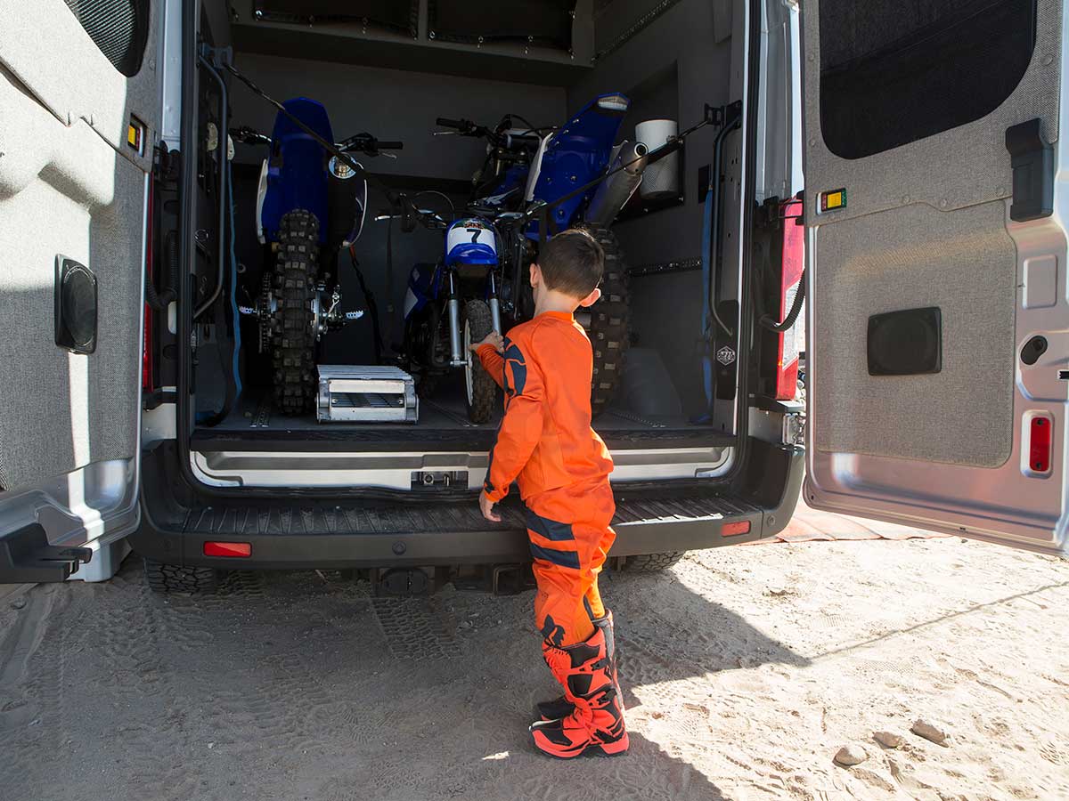 best van for motorcycle transport