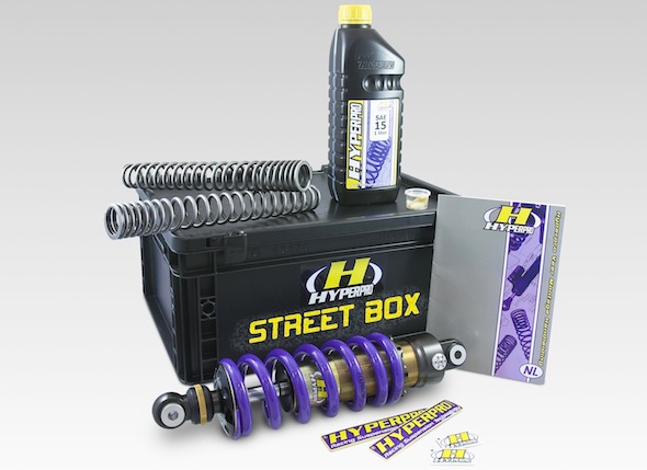 Hyperpro Introduces 'Street Box' Motorcycle Suspension Package for