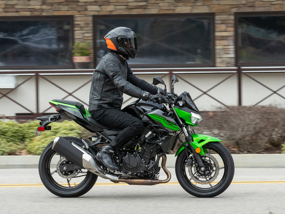 It's Easy Green Aboard The 2019 Kawasaki Z400 | Cycle