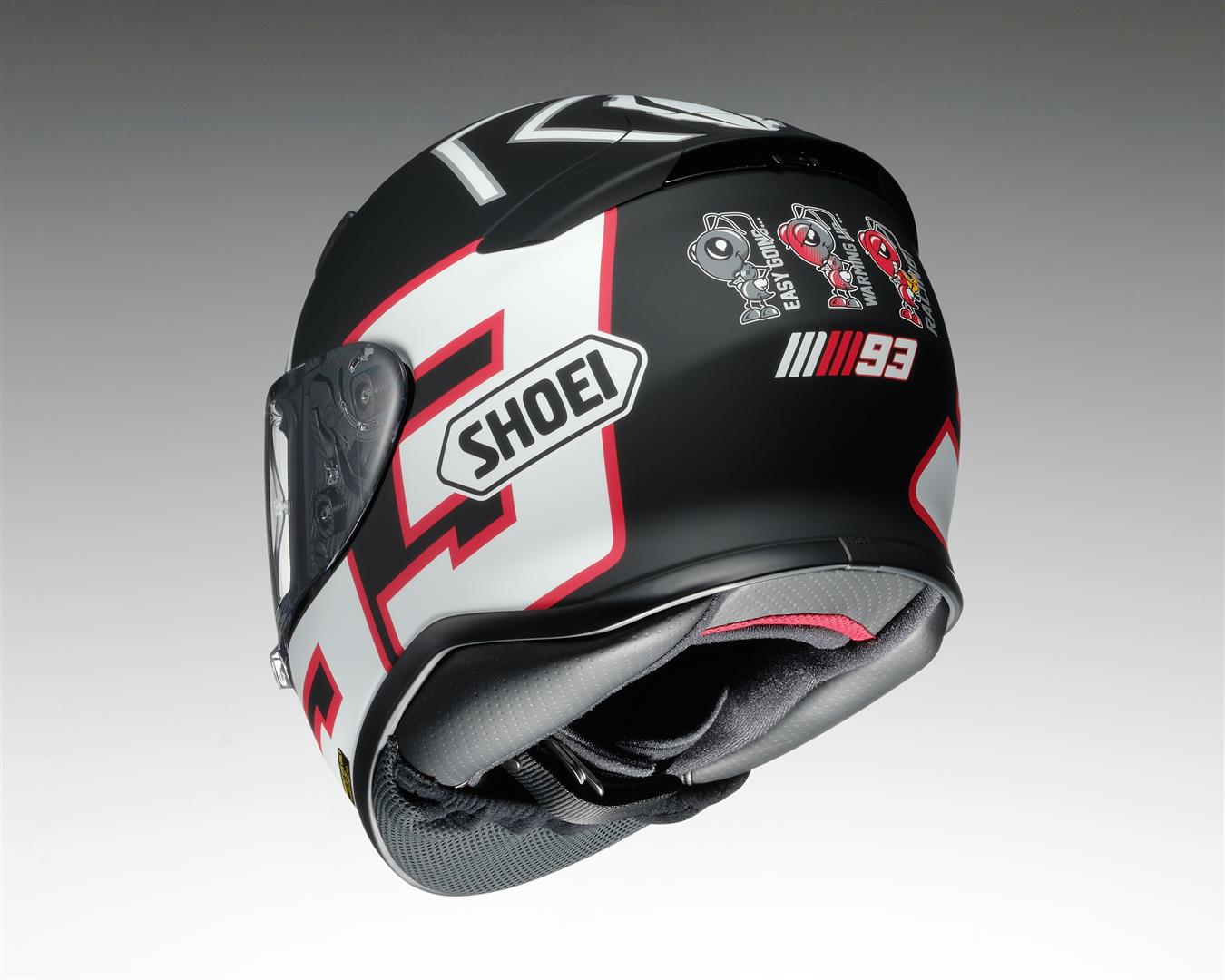 Shoei nxr hot sale marquez black ant