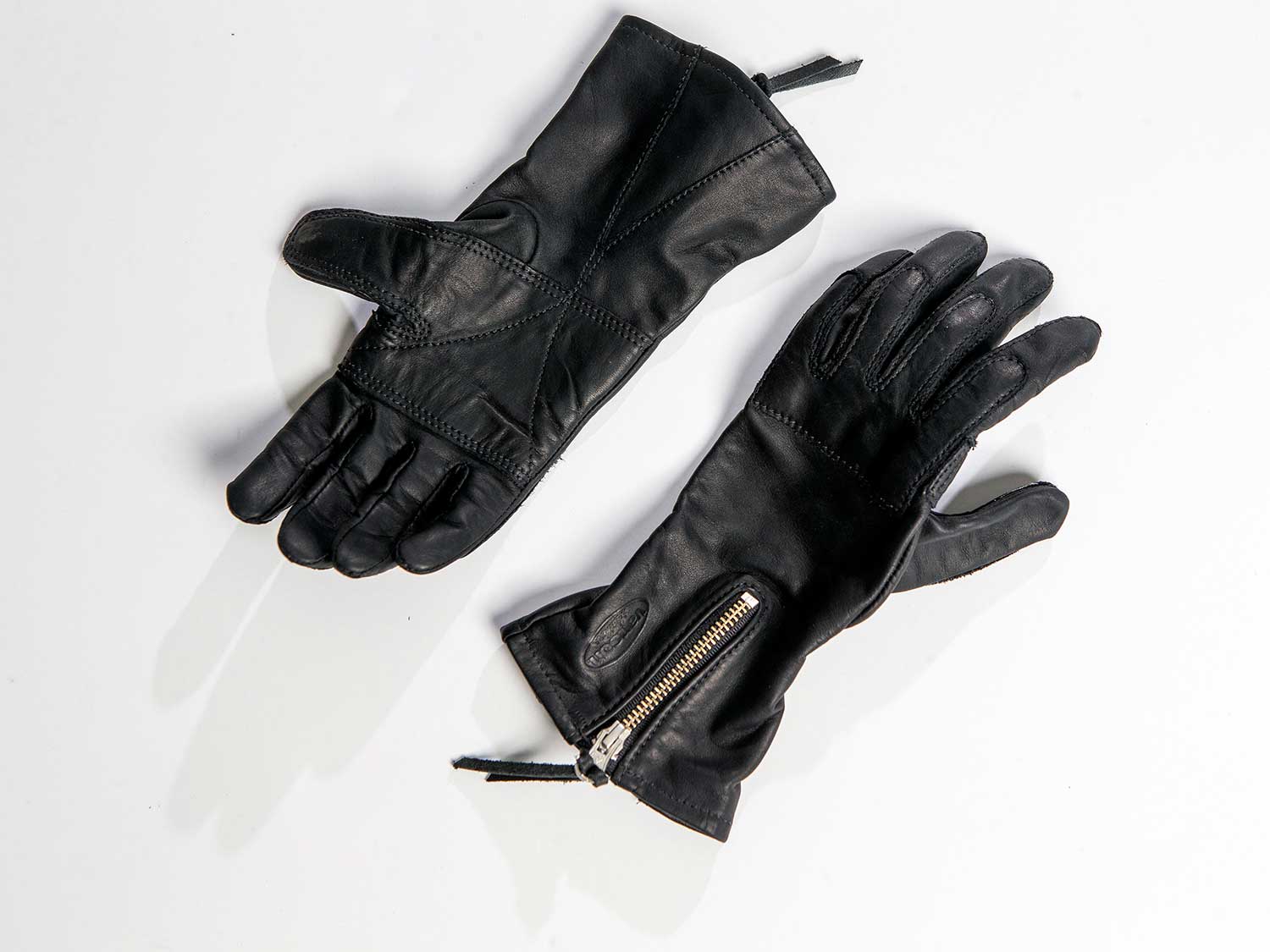 POLARIS Leather Touring Gloves for Women with Reinforced Heel and Hard ...