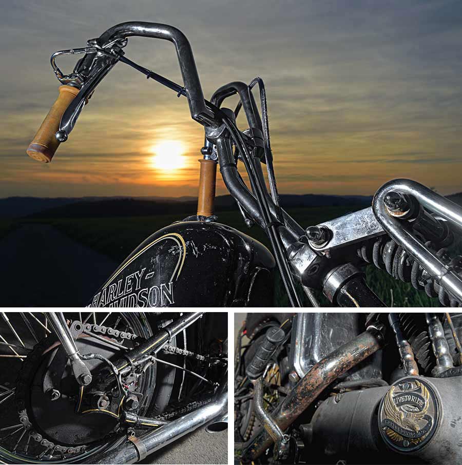 ironhead sportster handlebars