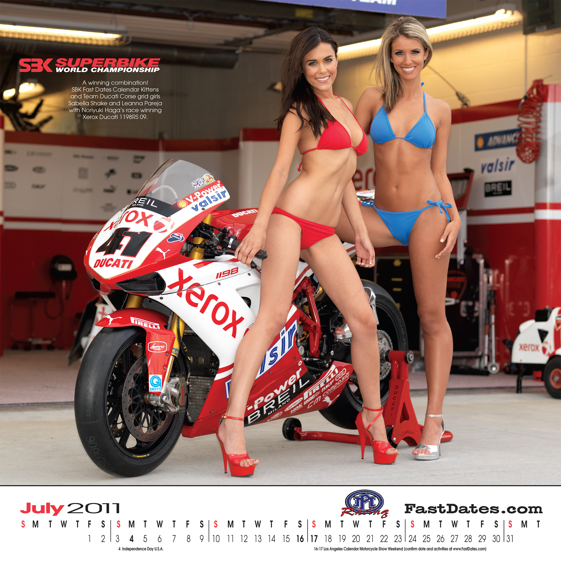 ducati girls calendar