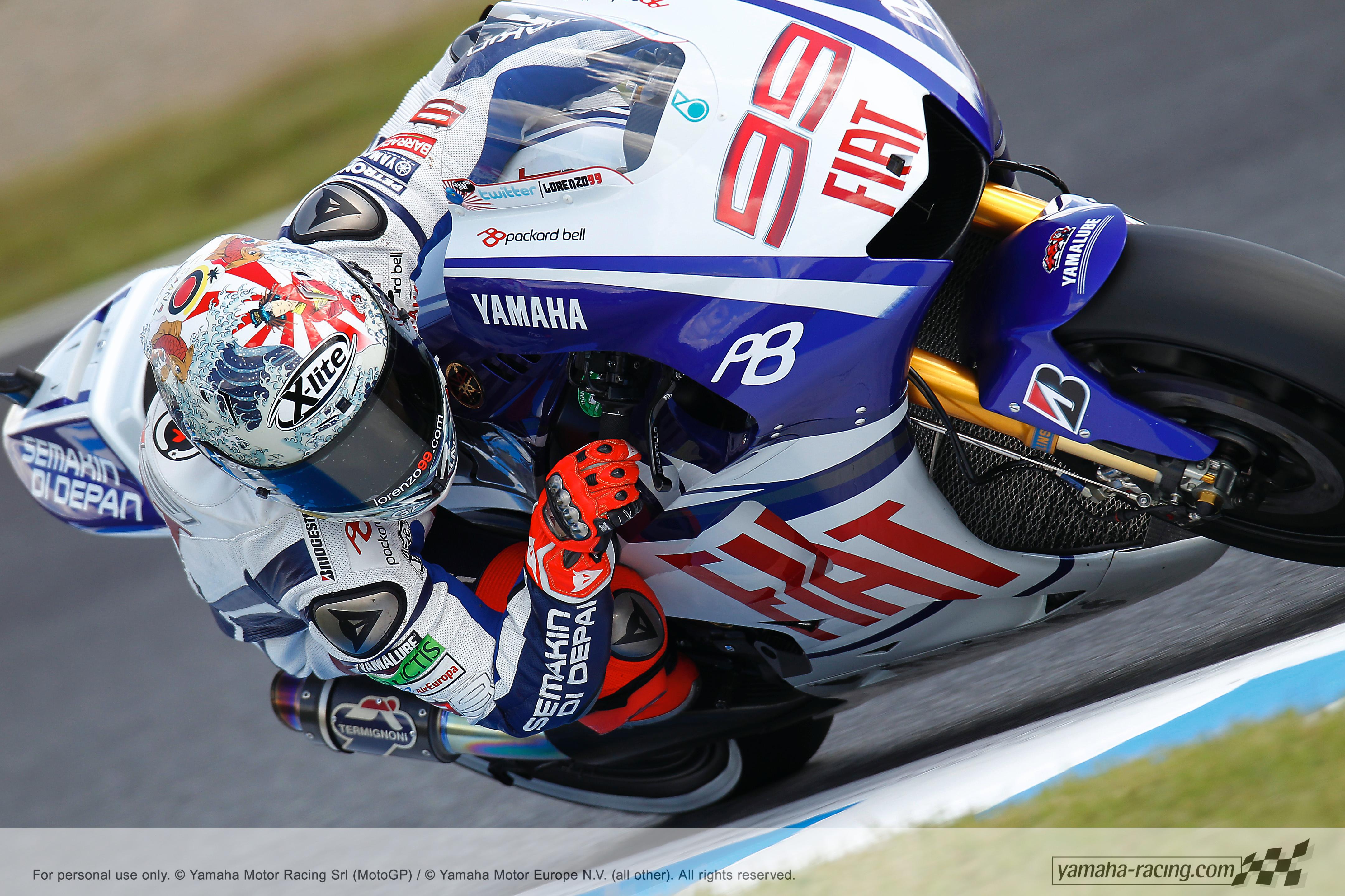 Rossi Back on Podium as Fiat Yamaha Fight it Out at Motegi