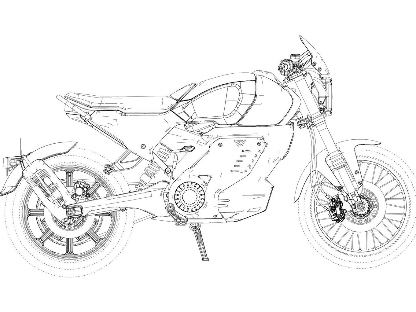 Electric Triumph - concept sketch - EvNerds