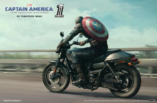 Captain america street 750 on sale