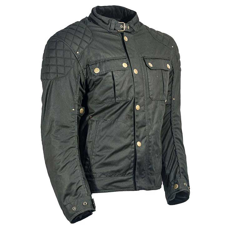 waxed cotton motorcycle jacket