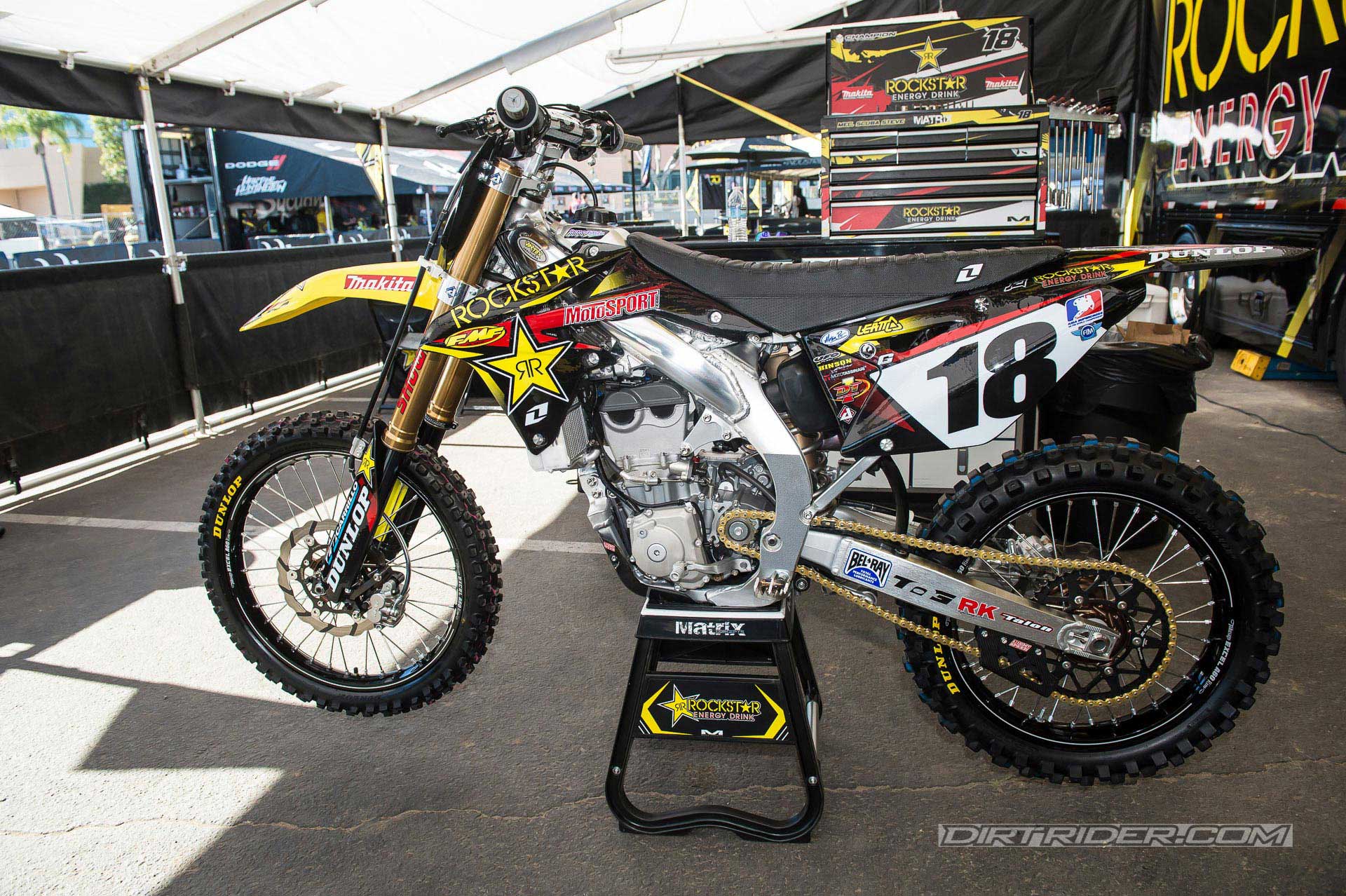 Factory Bike Friday: Davi Millsaps' Rockstar Energy Suzuki RM-Z450