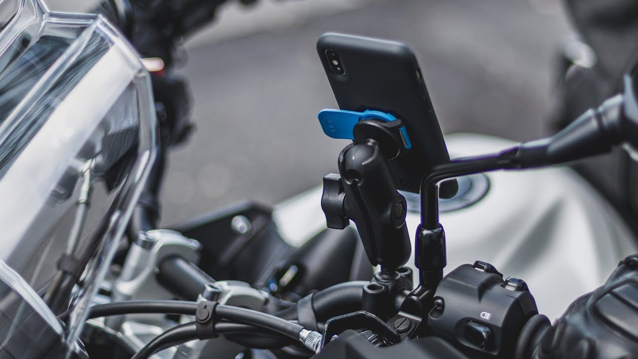  Quad Lock Motorcycle Fork Stem Mount for iPhone and Samsung  Galaxy Phones : Automotive