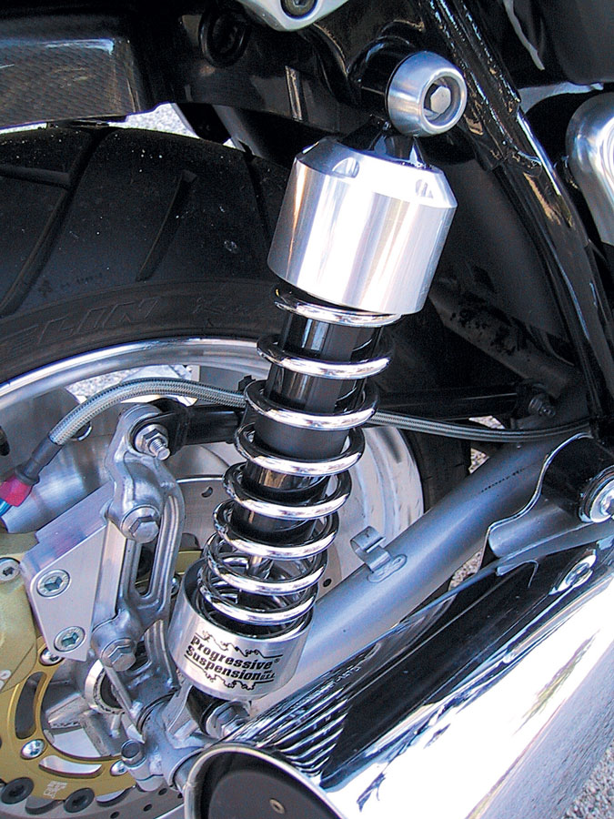Suspension and Chassis Upgrades to the V-Max Project Bike