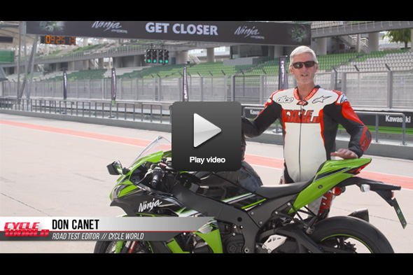 2016 Kawasaki Ninja ZX-10R Sportbike VIDEO | Cycle World