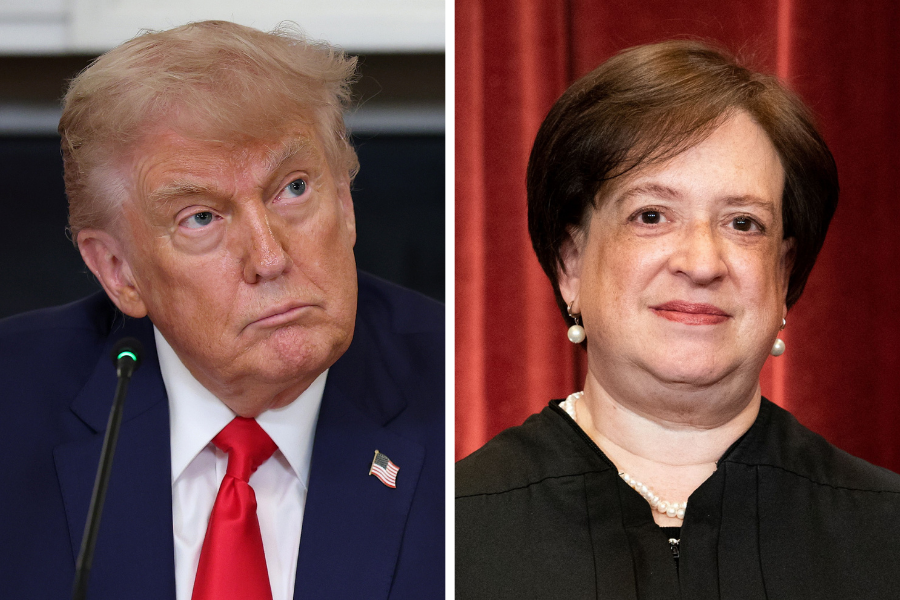 The Trump administration asked Justice Elena Kagan for an administrative stay of a lower court decision pausing President Trump's massive government reorganization.