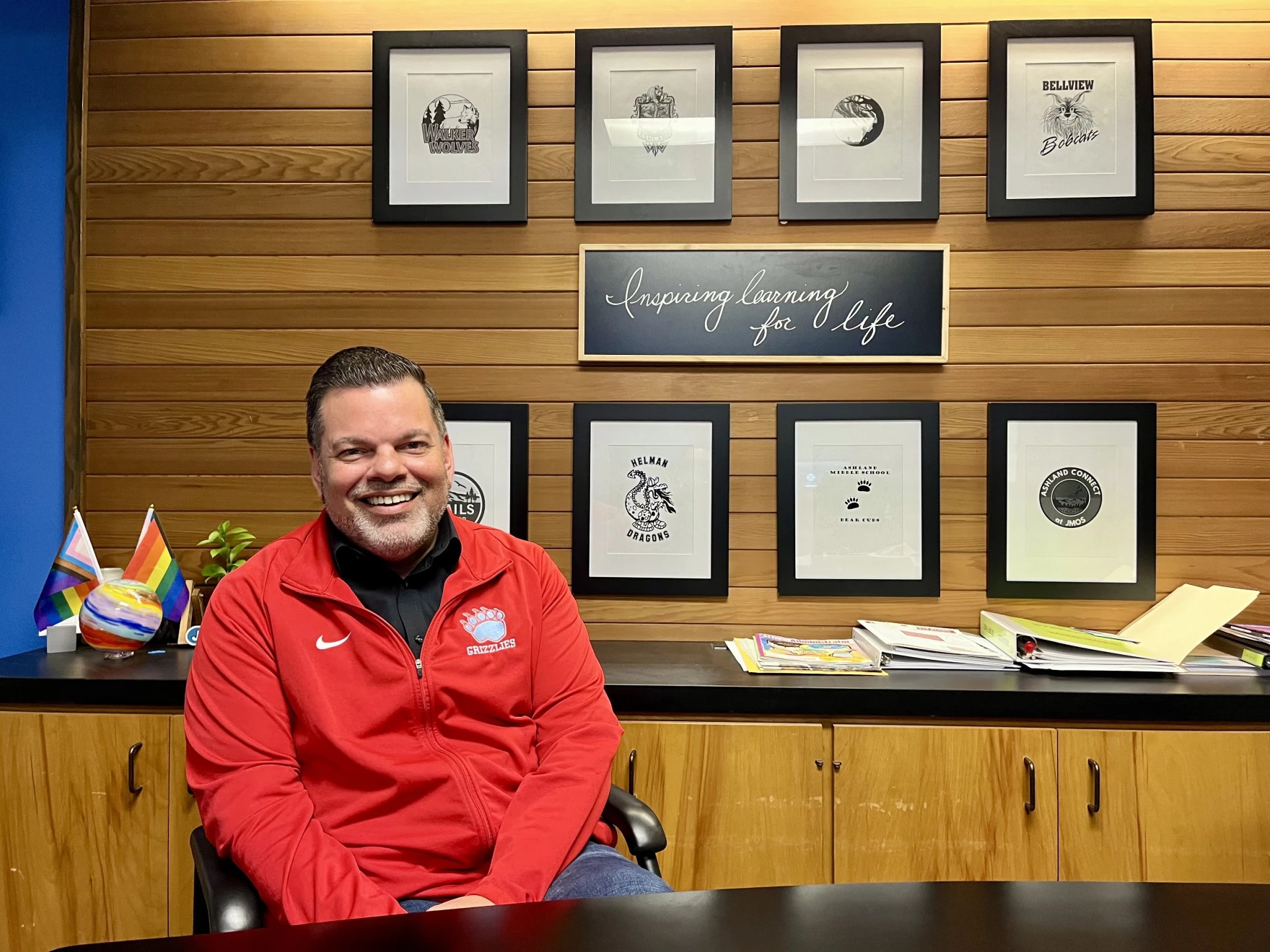 FILE - Ashland Superintendent Joseph Hattrick in his office. Shown on June 24, 2025.