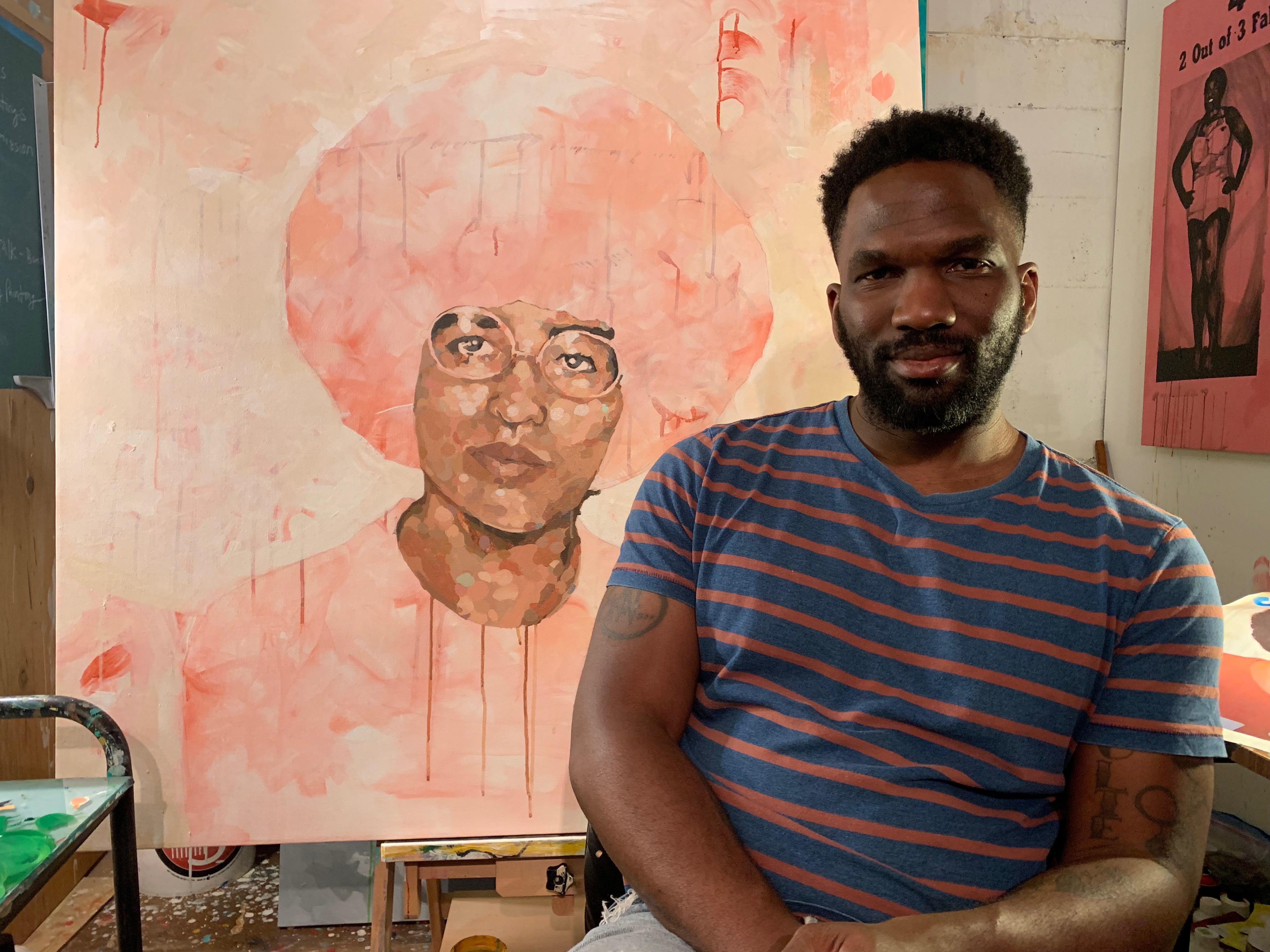 Portland Painter Jeremy Okai Davis Celebrates the Pixel - OPB