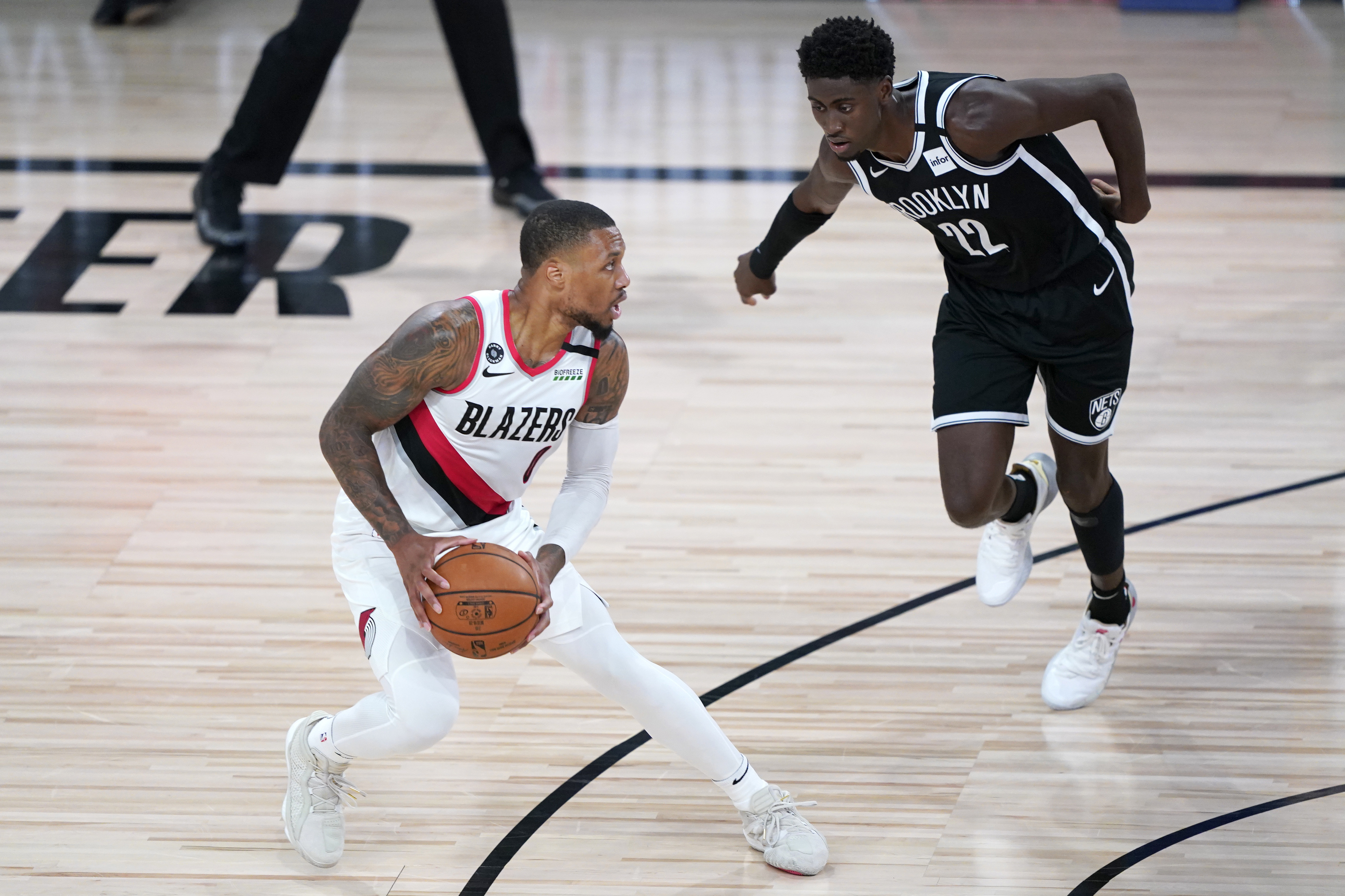 Lillard Blazers escape Nets advance to play in series OPB