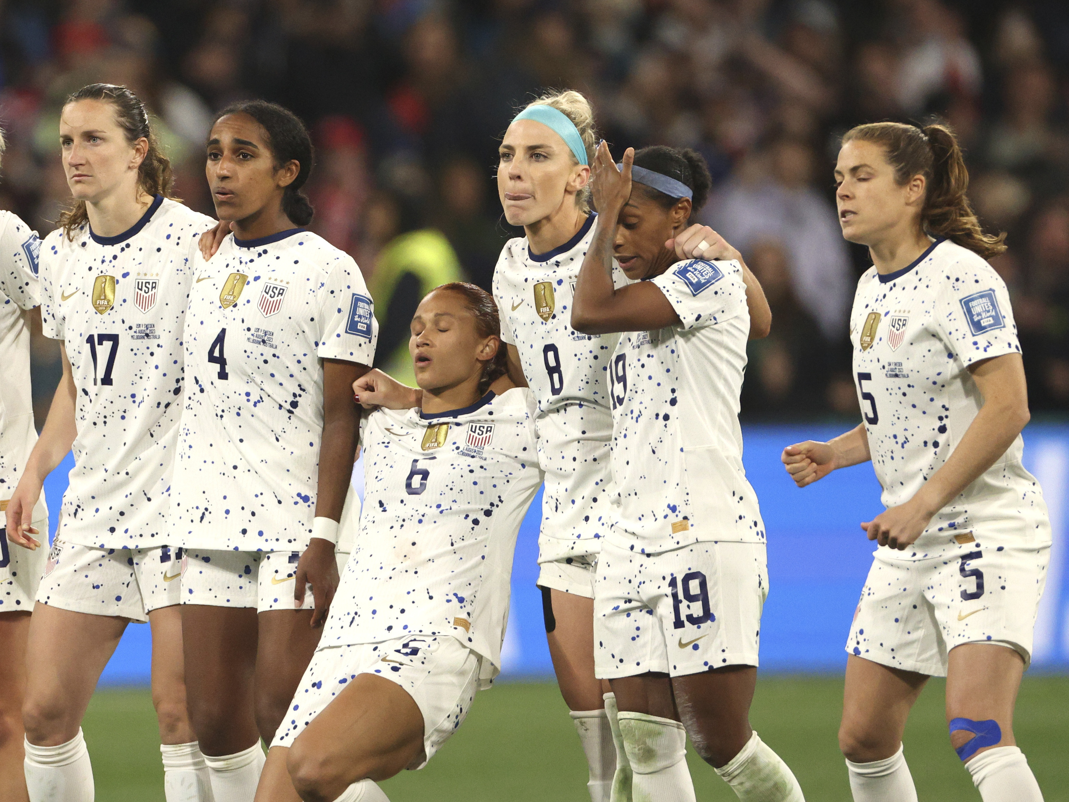 US loses to Sweden on penalty kicks in its earliest Women's World