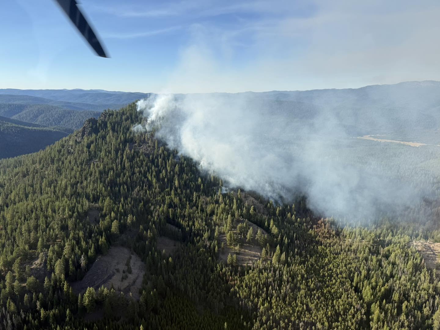The Olive Butte Fire in Grant County, Oregon on July 9, 2026