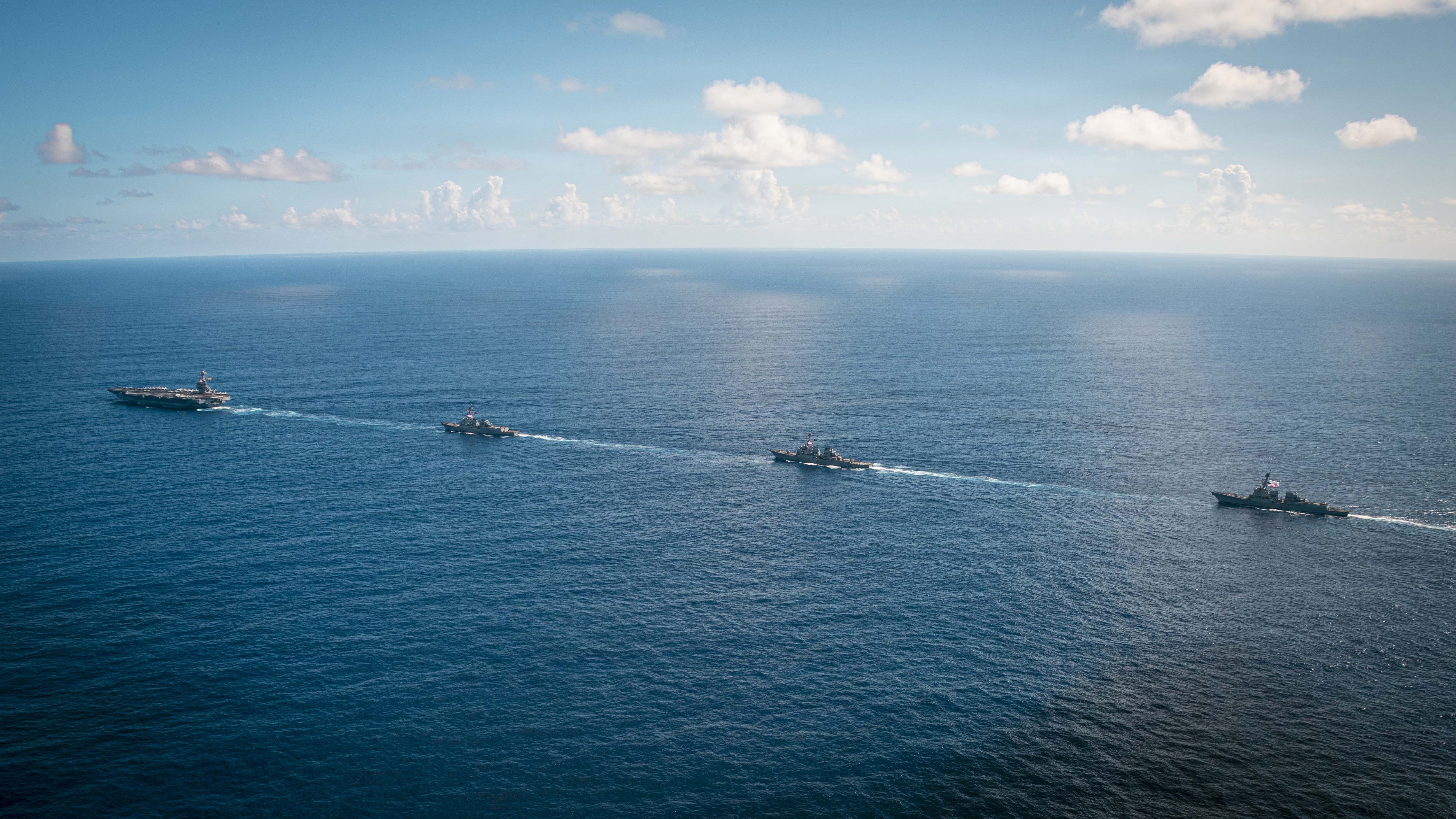 The USS Gerald R. Ford aircraft carrier is in the Caribbean. Here’s its ...