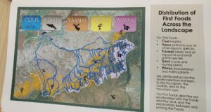 First Foods distributed along a map of Northwest.