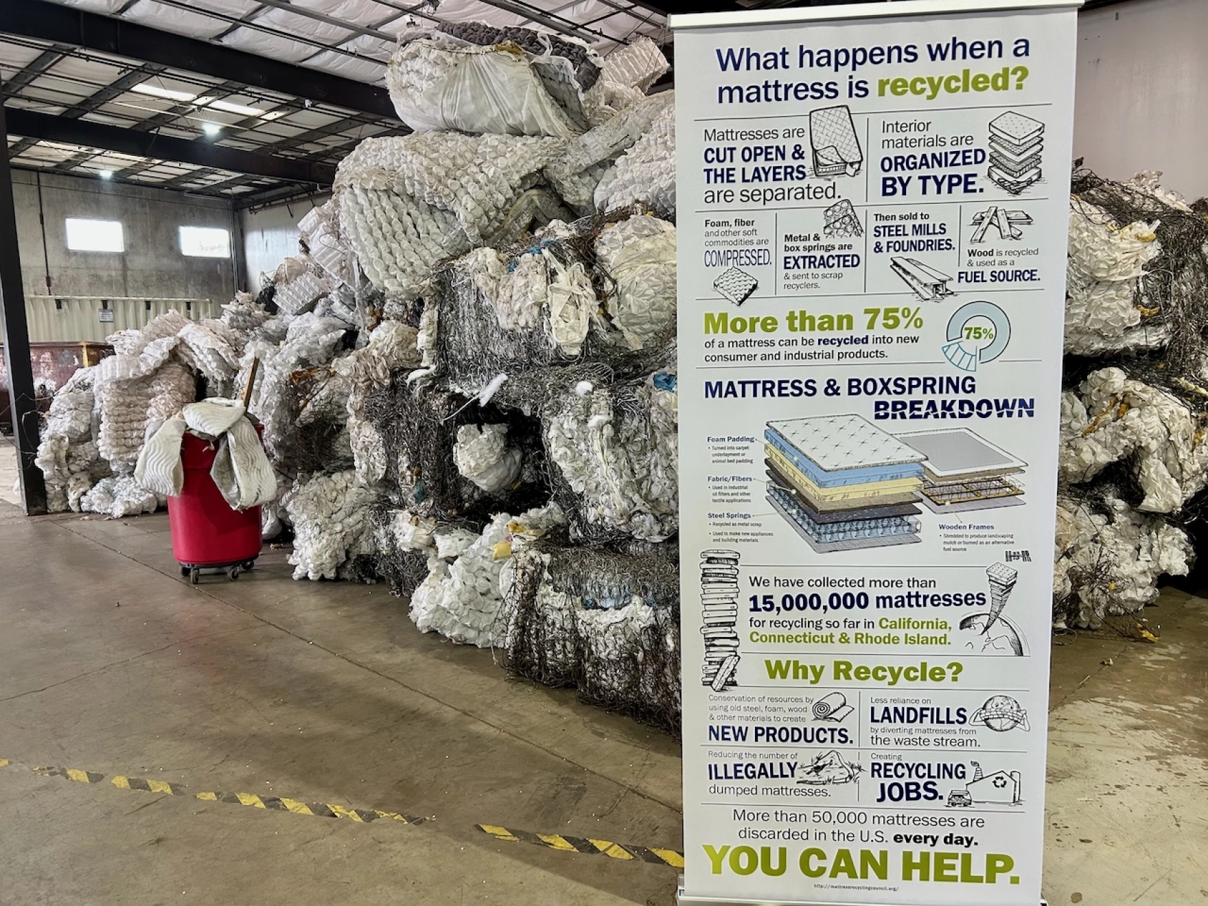The next sleeper hit? Free mattress recycling is now available throughout  Oregon - OPB