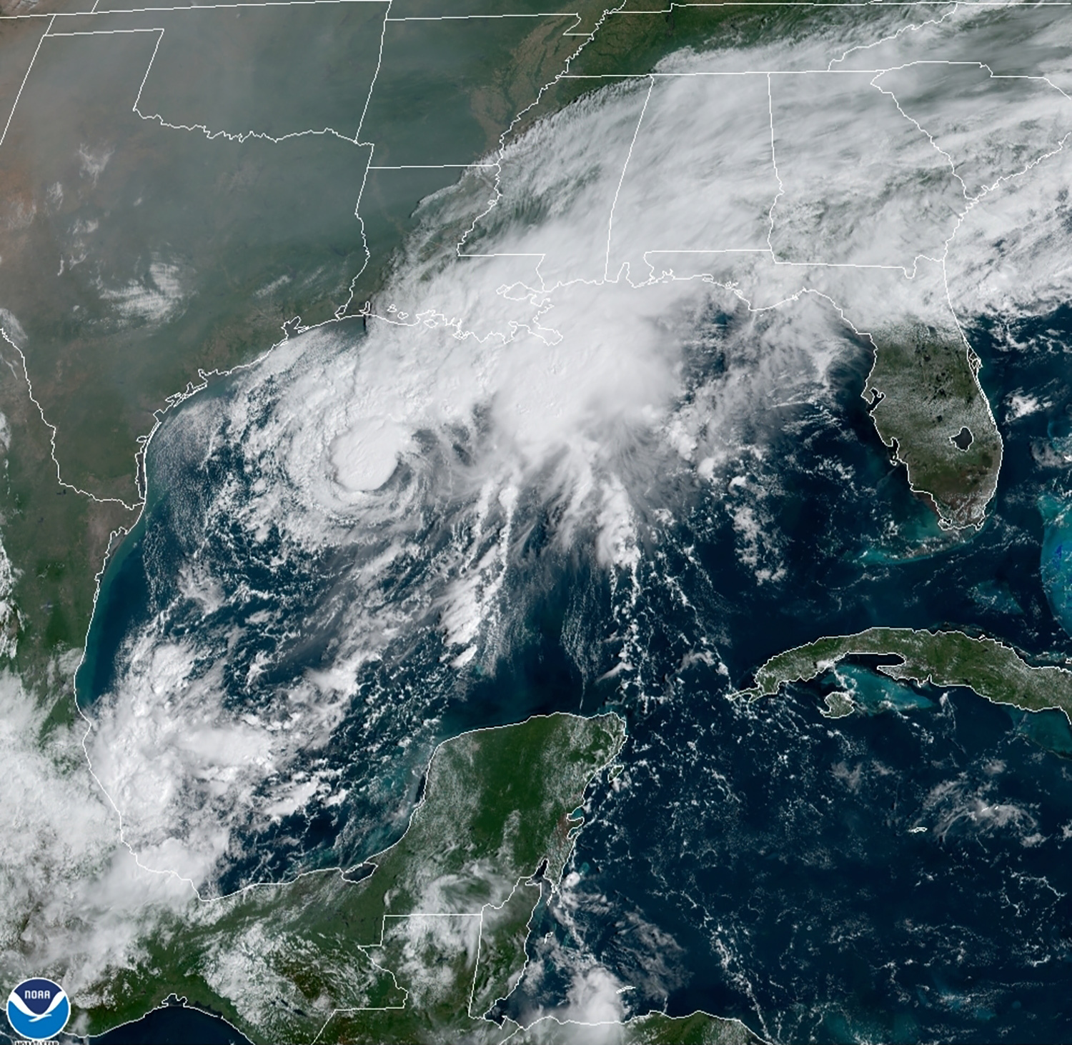 The US East Coast is under a tropical storm warning with landfall