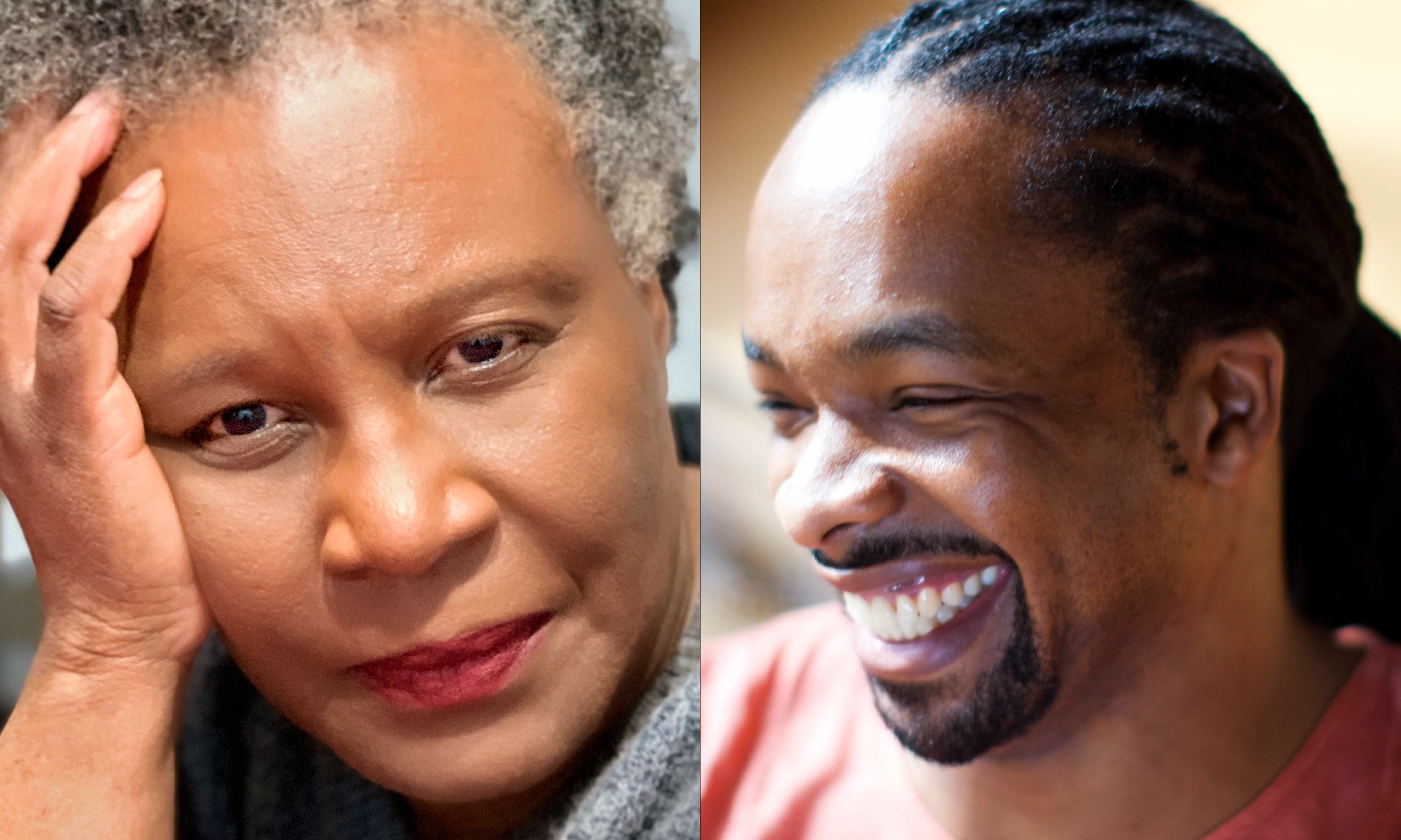 Claudia Rankine (l), Jericho Brown (r)