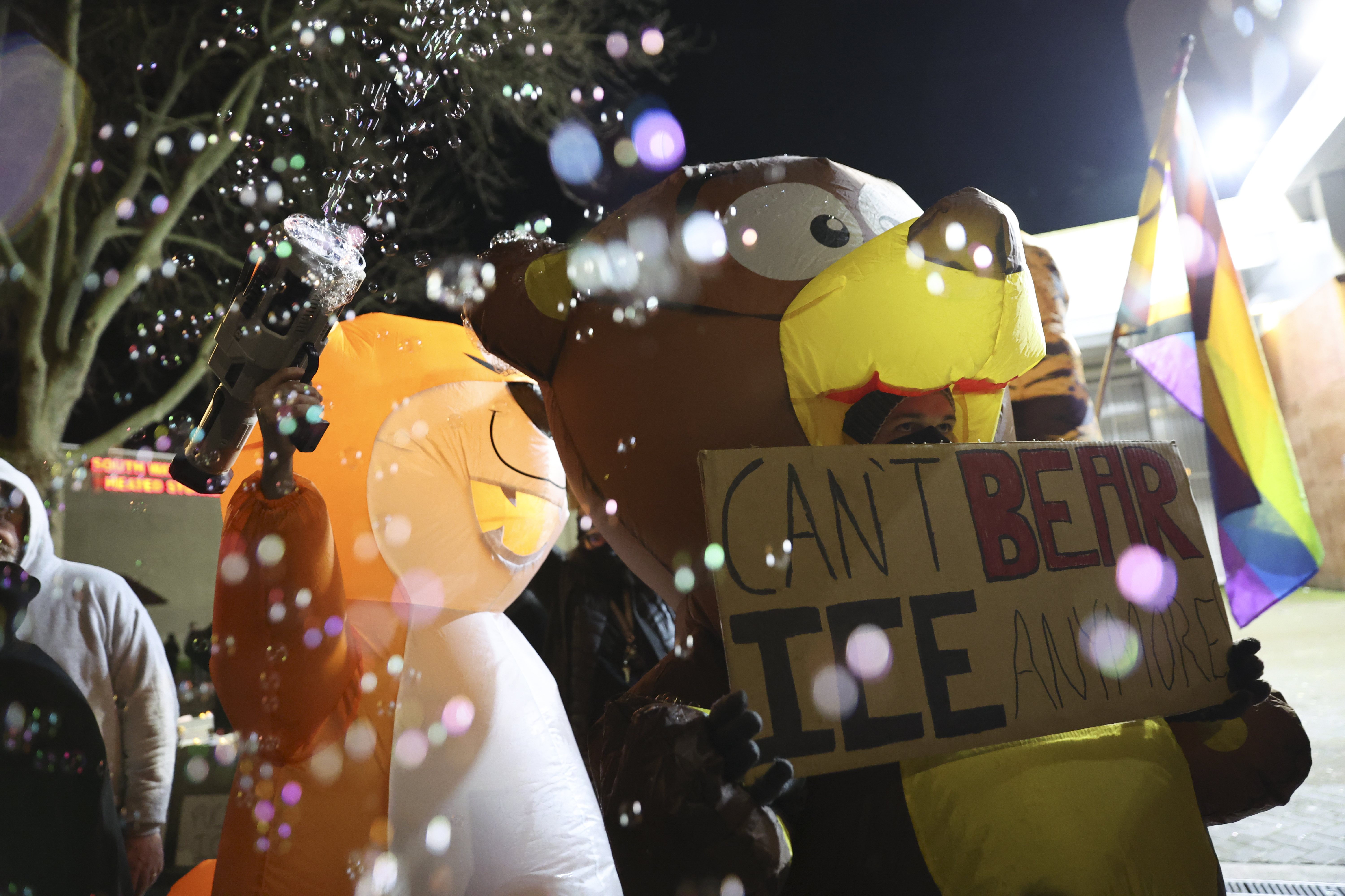 Operation Inflation After months of teargassing outside Portland ICE building, protesters ...