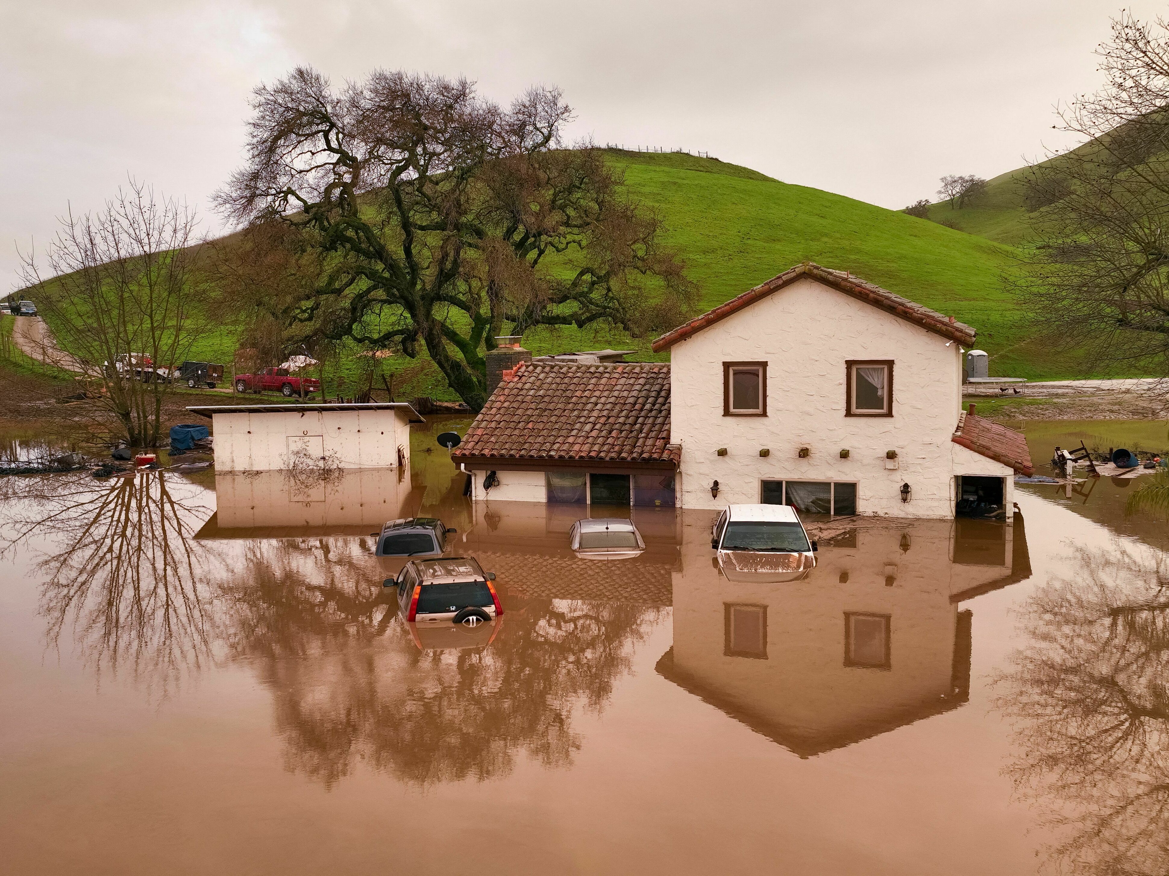 A 5 year old was swept away by floodwaters as California s heavy