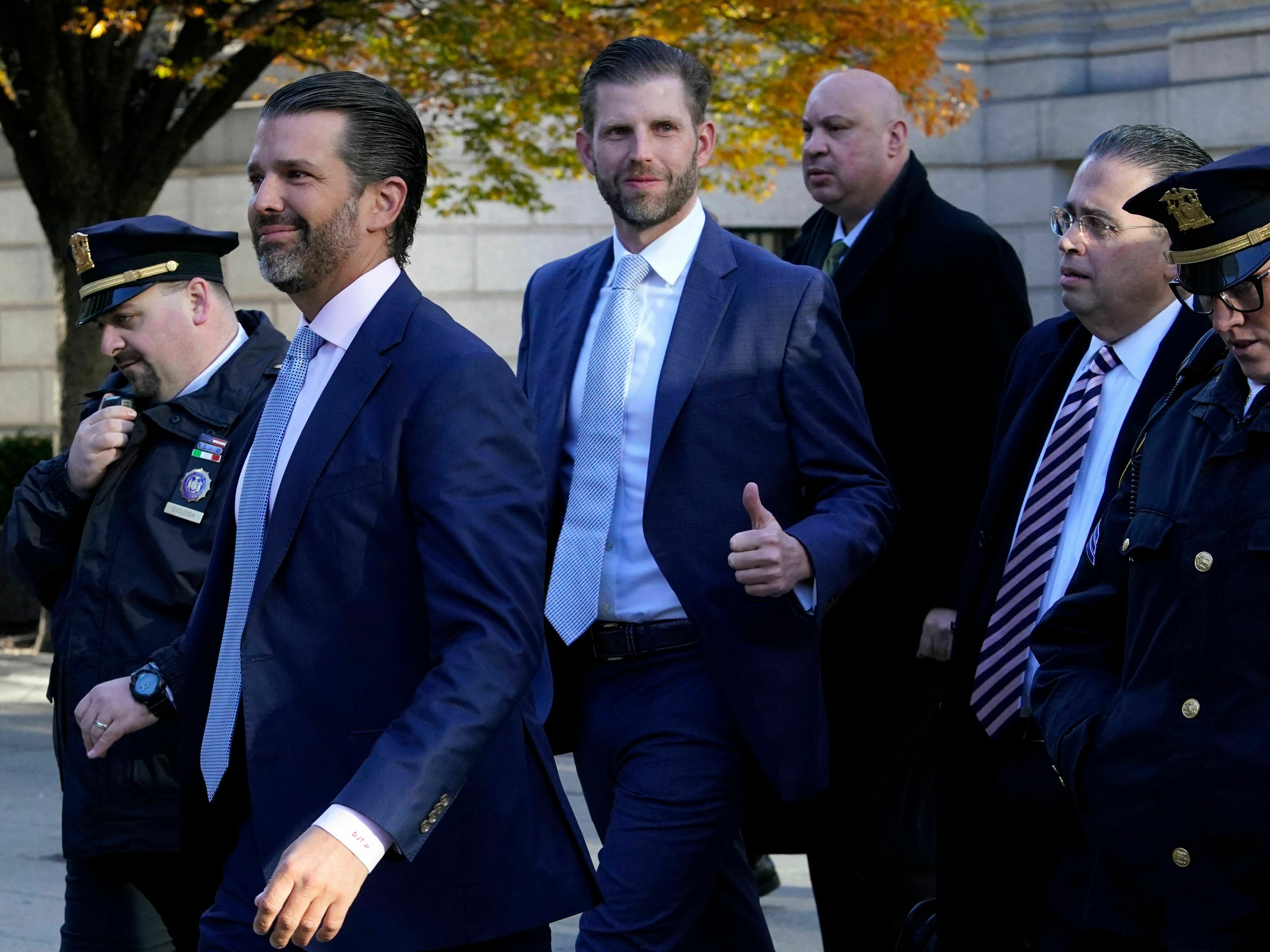 Eric Trump testifies in New York civil fraud trial. Former President Trump  is next - OPB