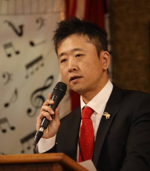 Justin Hwang, a Gresham restaurant owner, was named the new chair of the Oregon Republican Party on July 6, 2022.