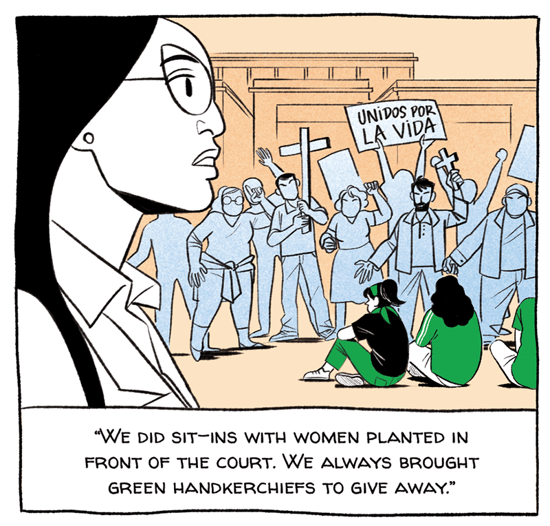 An excerpt from "Marea Verde Rising" by Sarah Shay Mirk and Laura Athayde