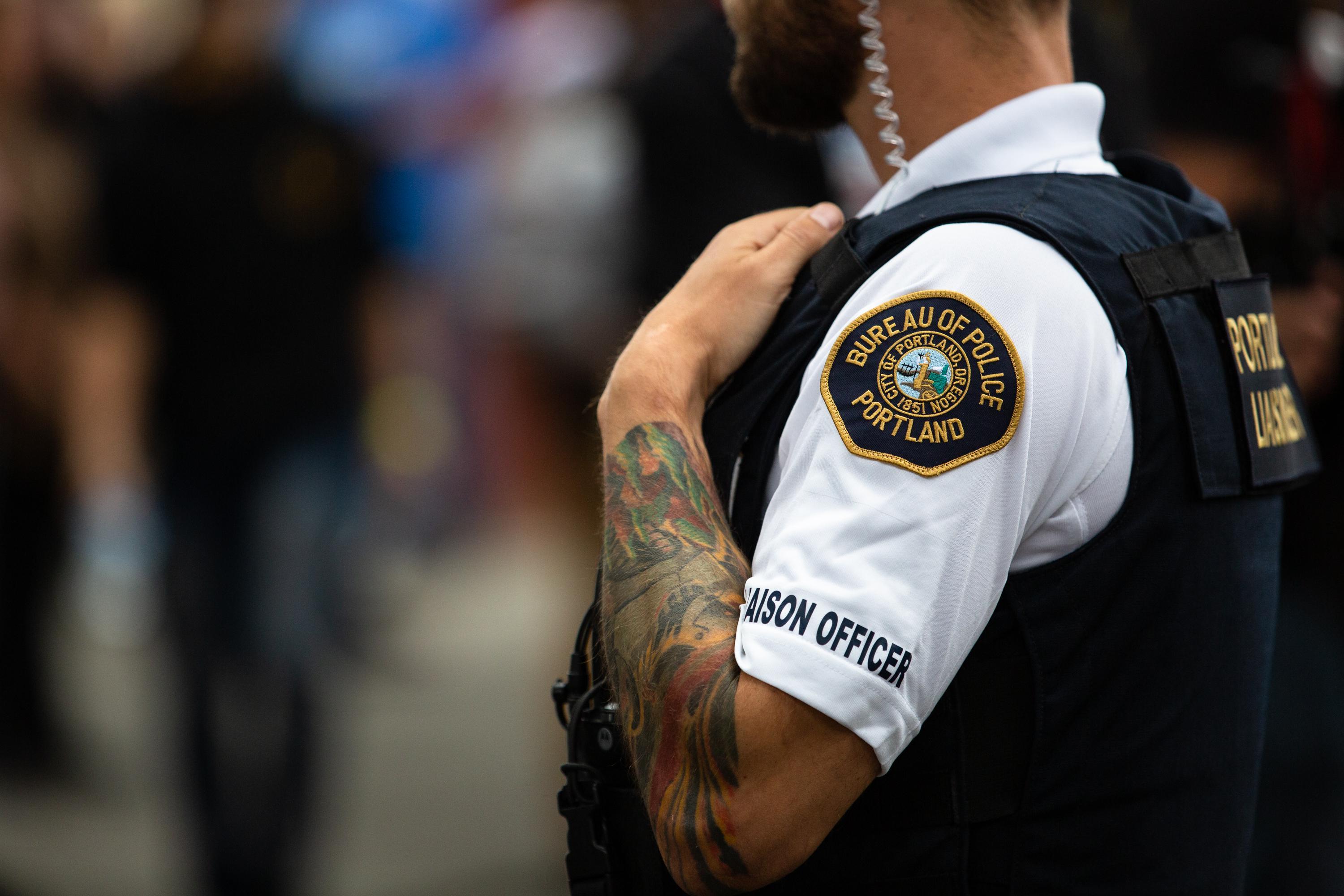 police prayer tattoos