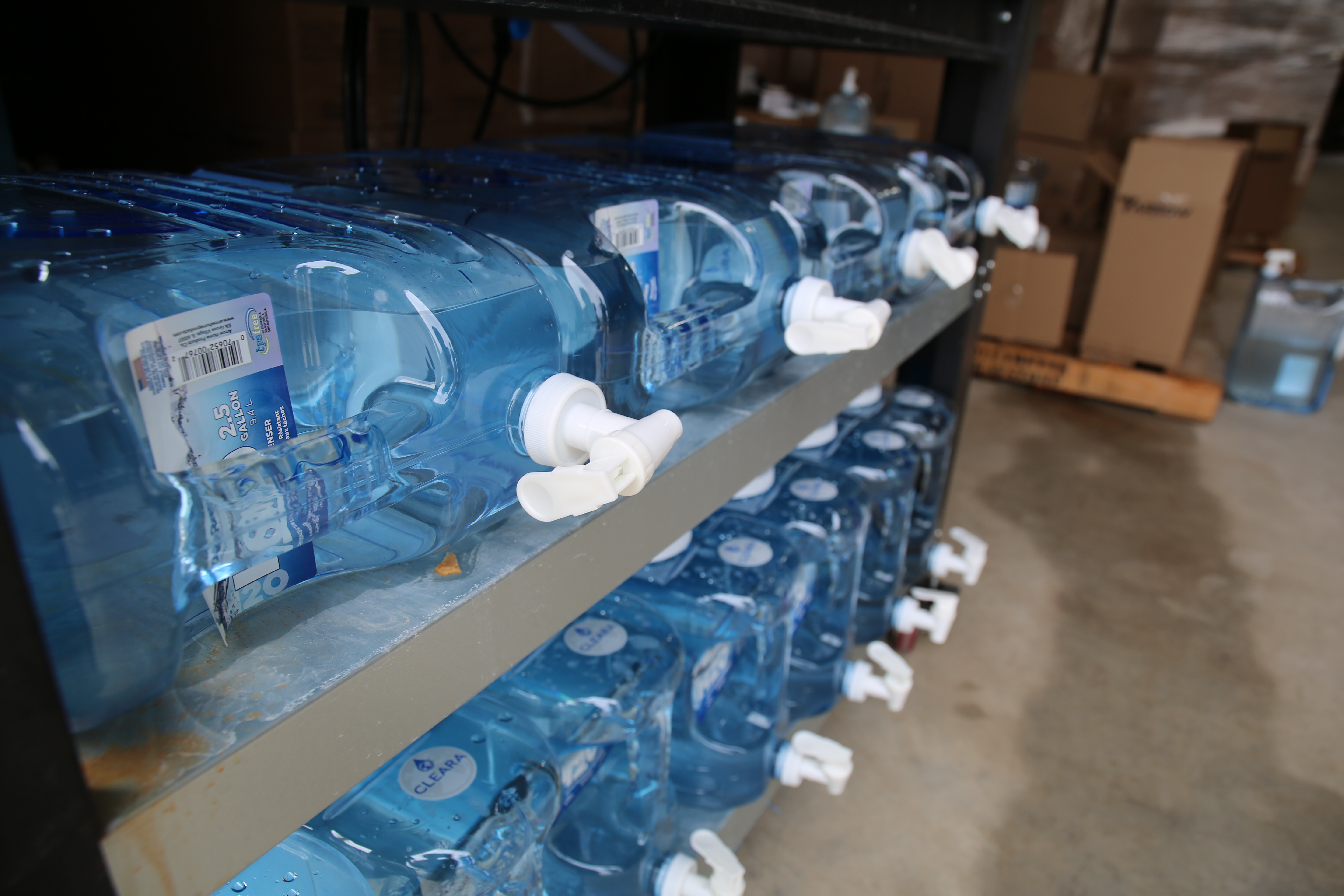 Water bottled from hydro panels on the Warm Springs reservation on June 21, 2021.