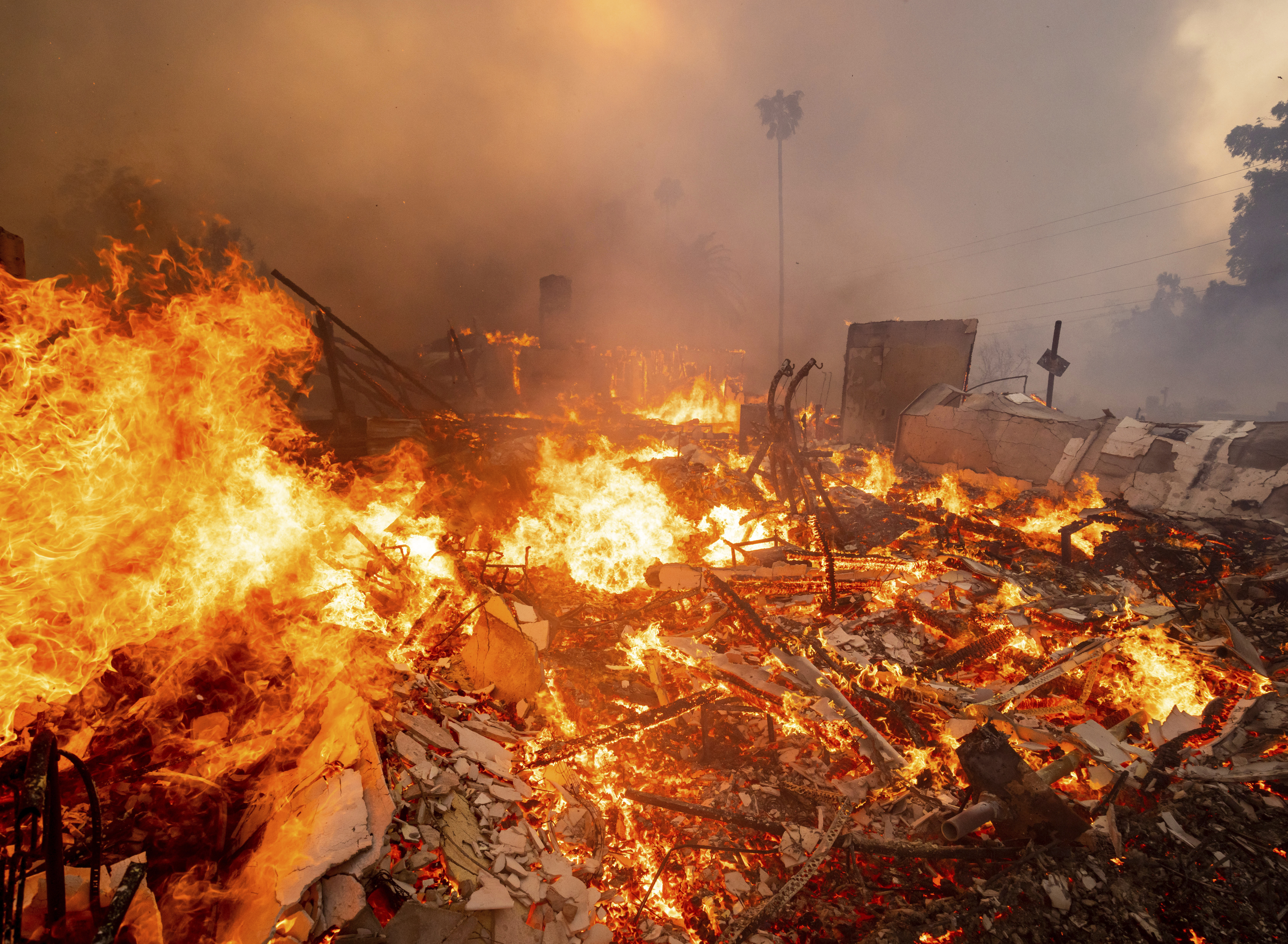 Wildfire In Southern California Suburb Contained Amid Red-Flag Warning