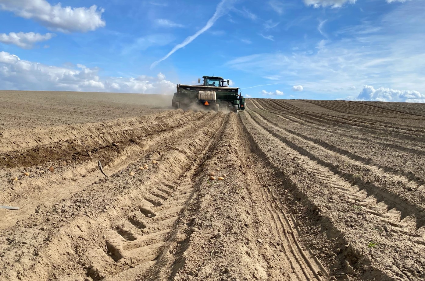 The Tiegs family has so much potato ground to get planted — more than 30,000 acres — they have start early in the season, often one of the first in the Columbia Basin to finish planting by early summer.