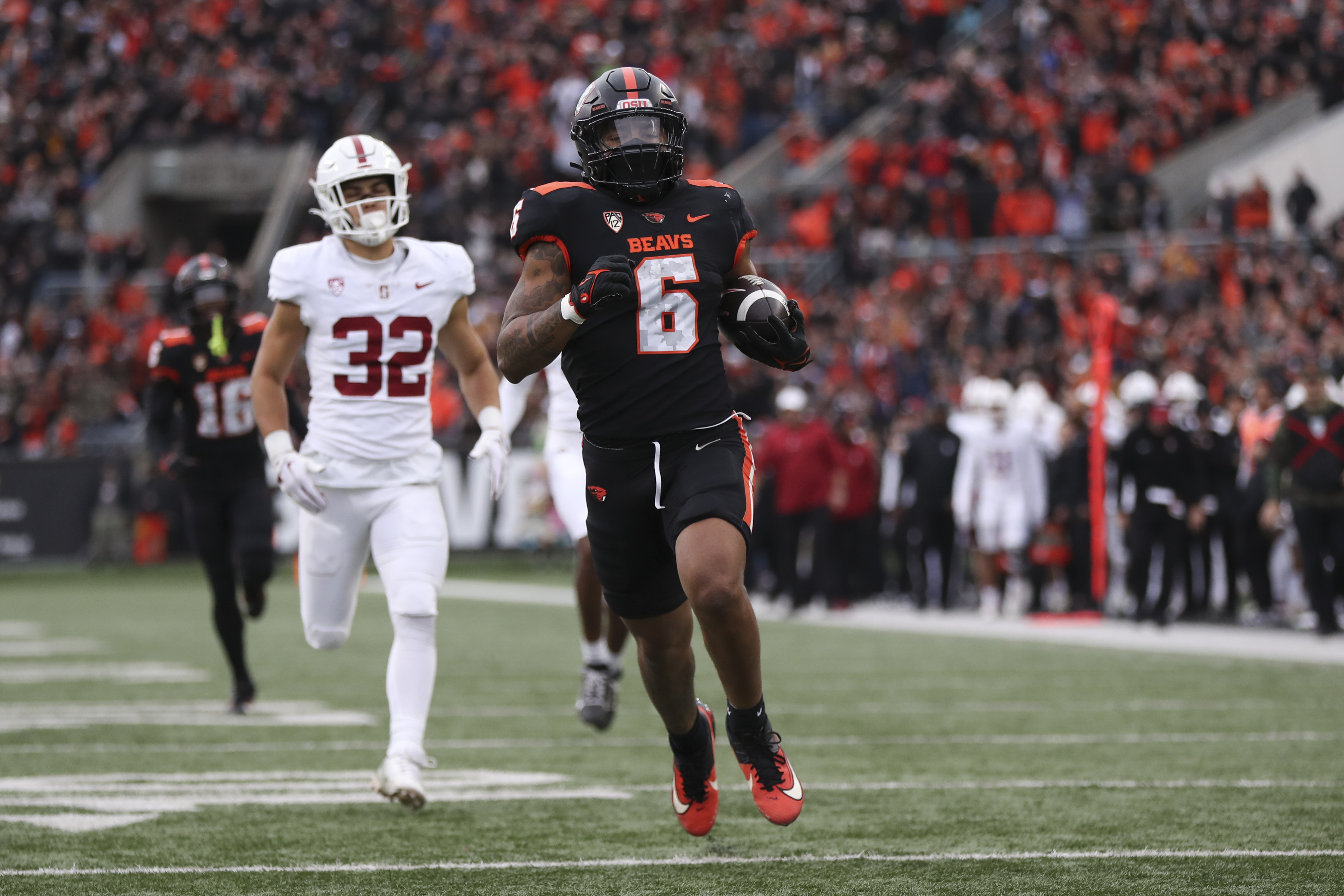 Oregon State routs Stanford 62-17 - OPB, osu football 