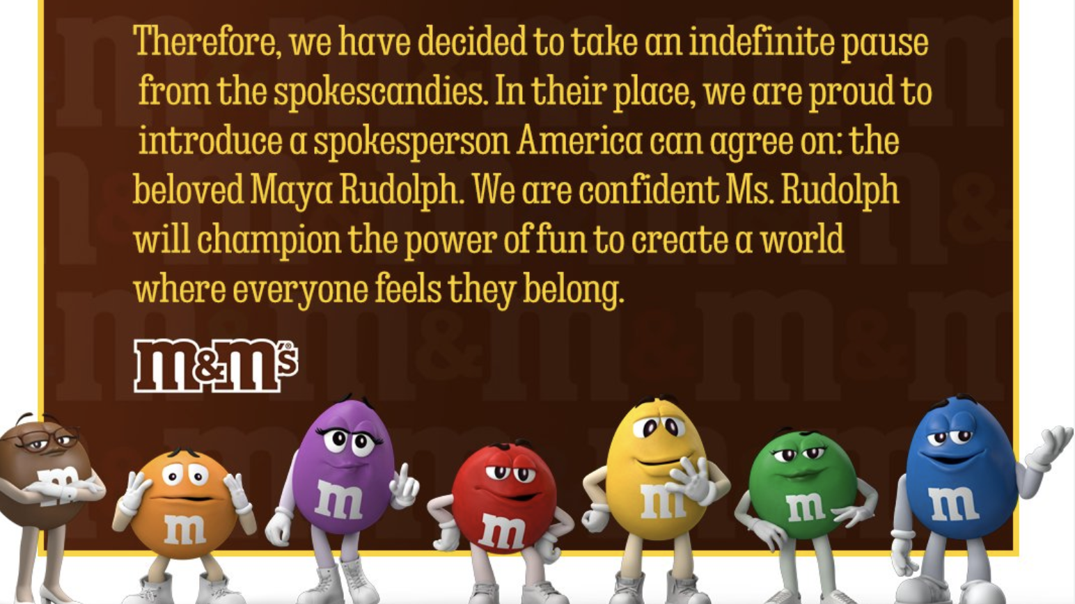 M&M's replaces its spokescandies with Maya Rudolph after Tucker Carlson's  rants - OPB