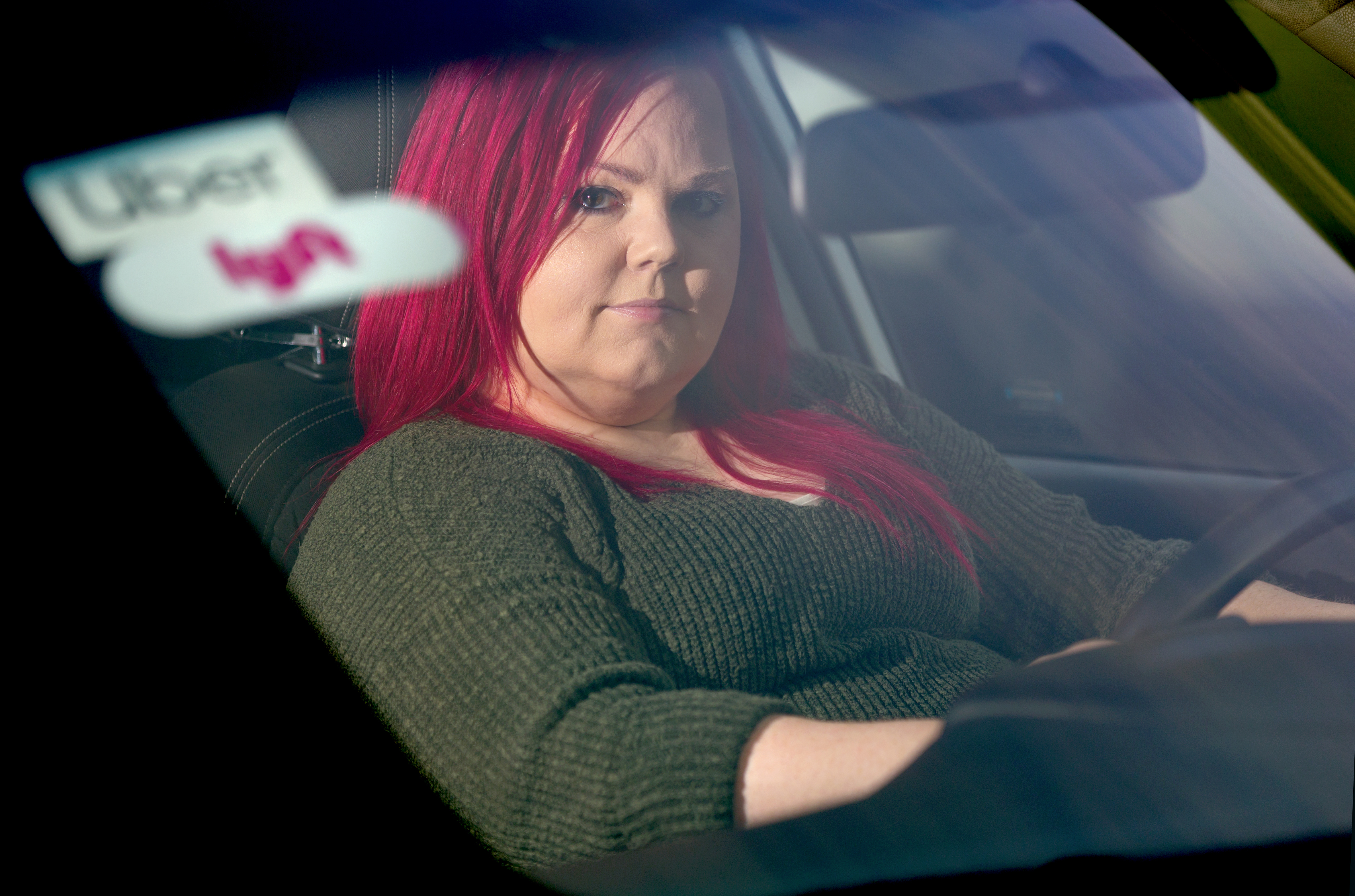 Due to the pandemic, Emilie Wyqued wasn't able to continue her regular work as a driver for Uber and Lyft. The state paid her regular unemployment benefits for laid-off employees, rather than federal benefits for gig workers.