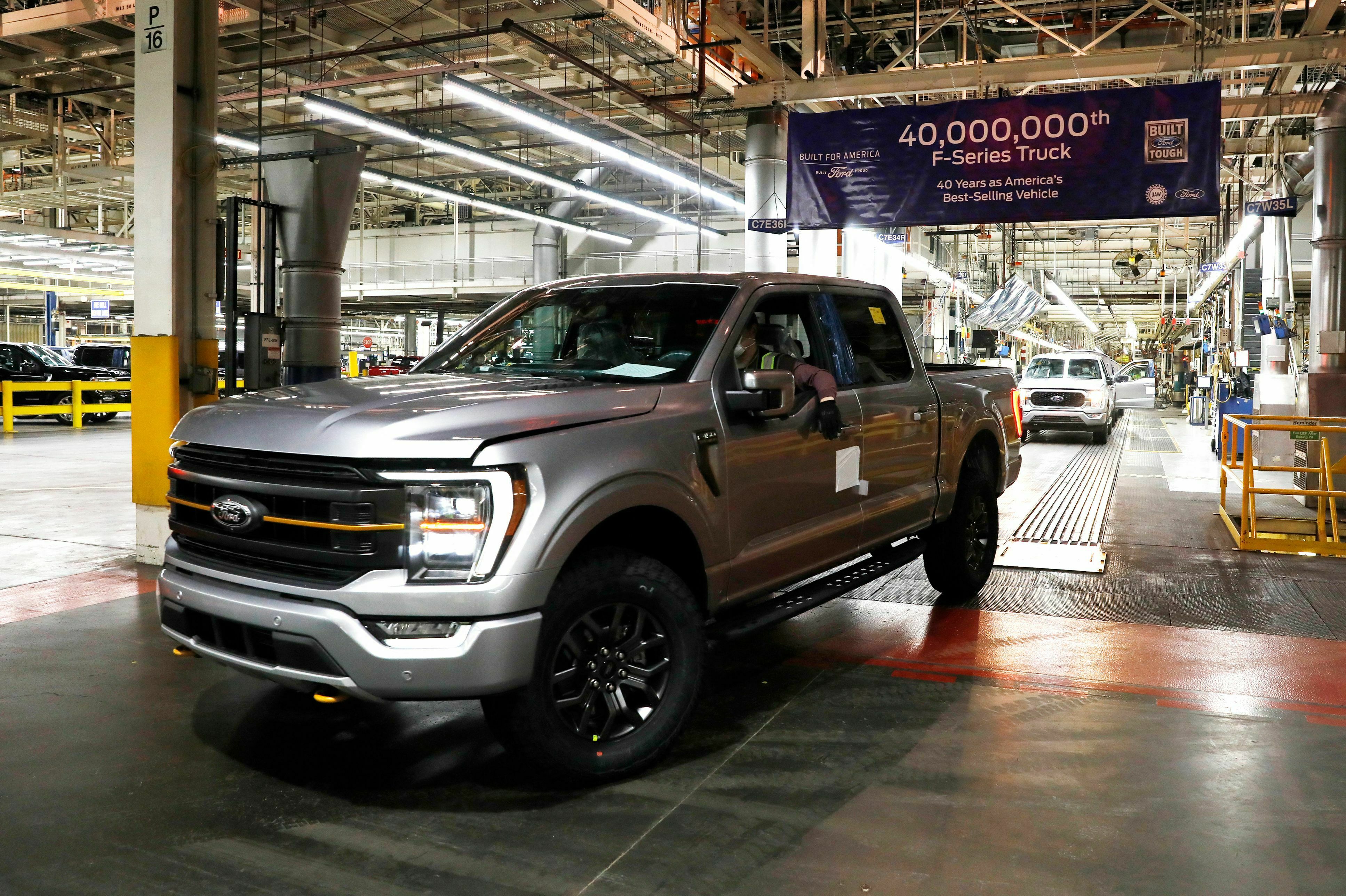 OPB - trucks could parked F-150 is than more that away roll Ford while recalling 112,000