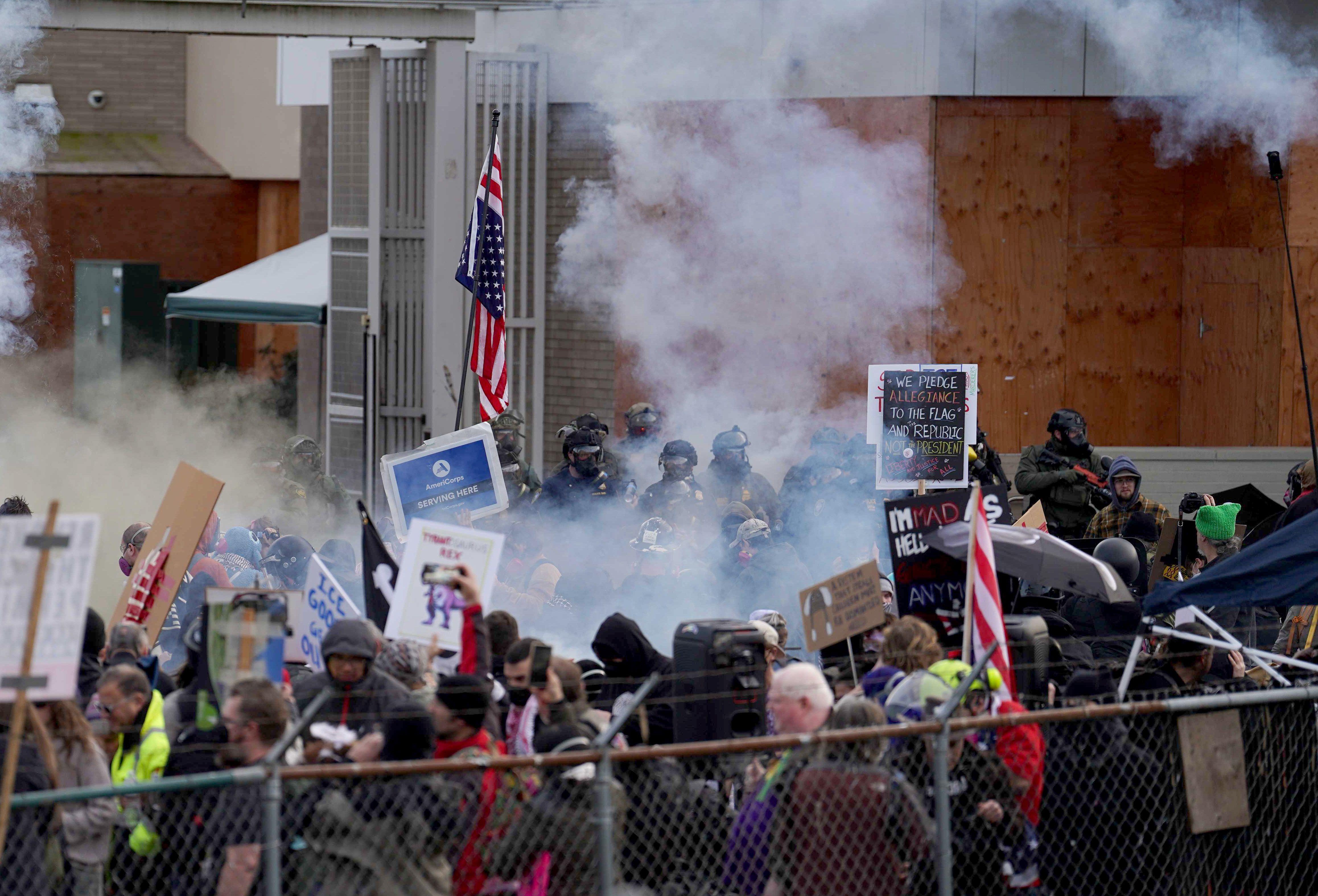 OPB’s First Look: Tear gas use at Portland ICE facility returns to ...