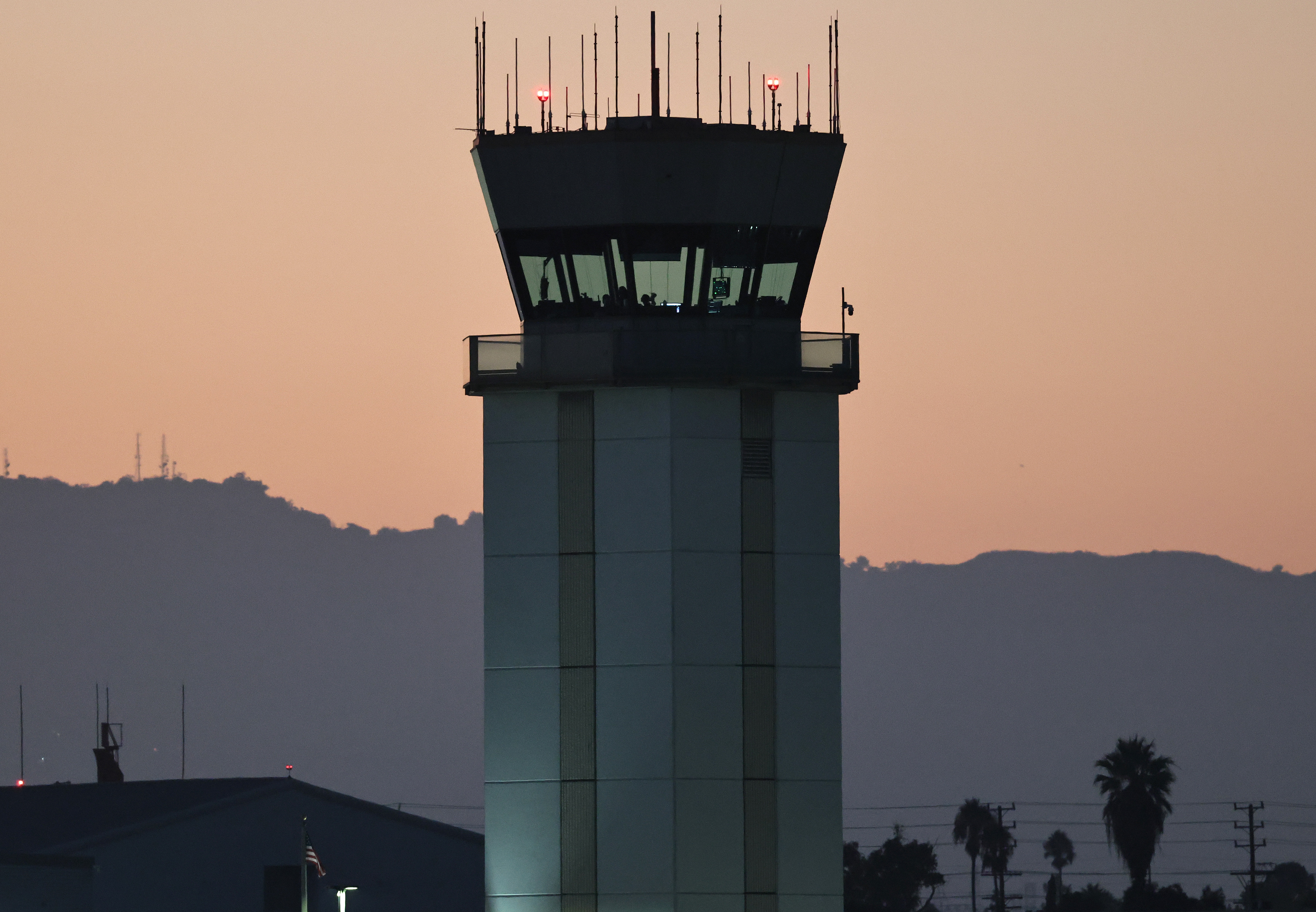 Hollywood Burbank Airport air traffic control tower