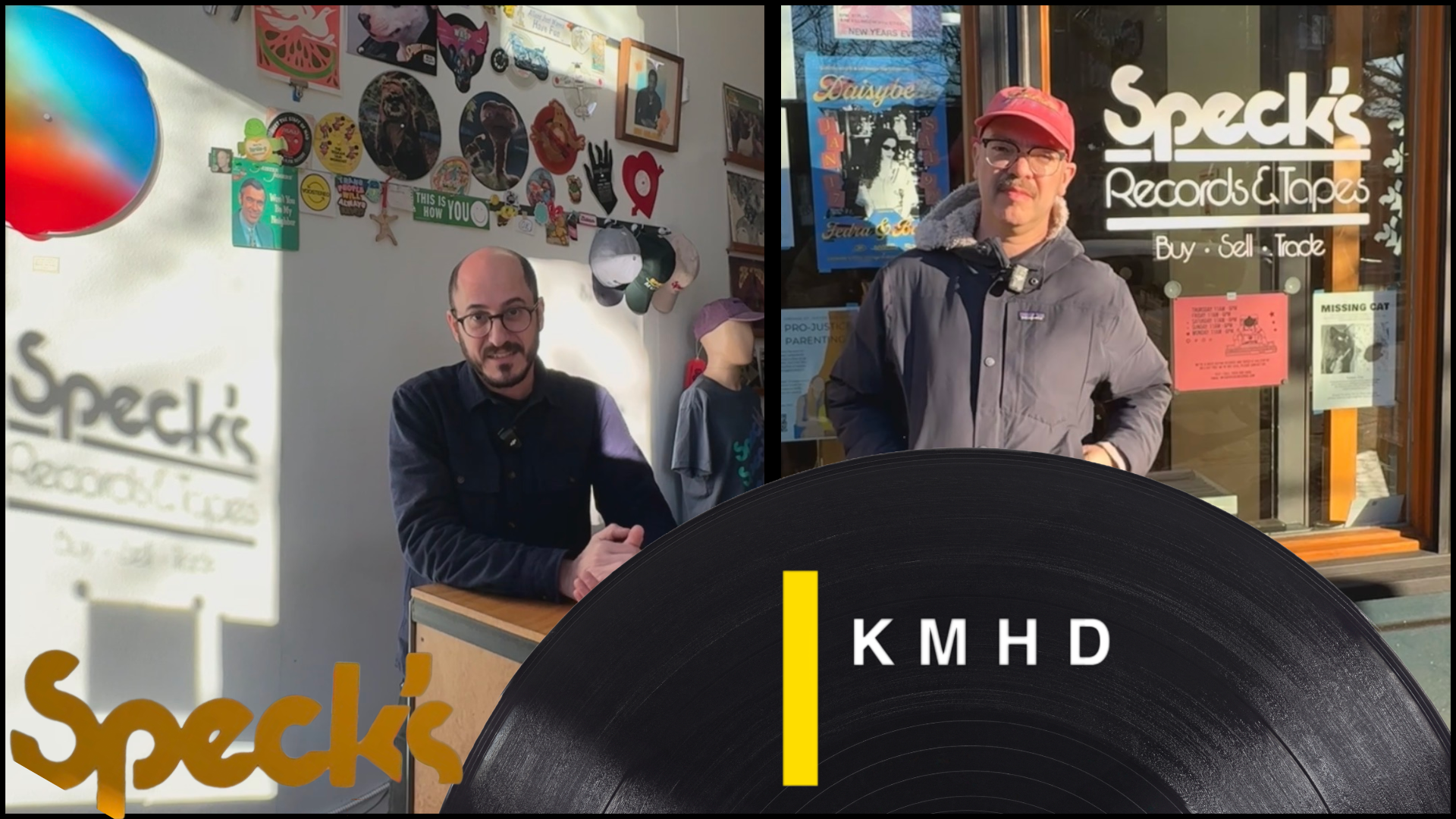 Speck's Records & Tapes owner Michael Gersten presented by The New Format host Alex Newman