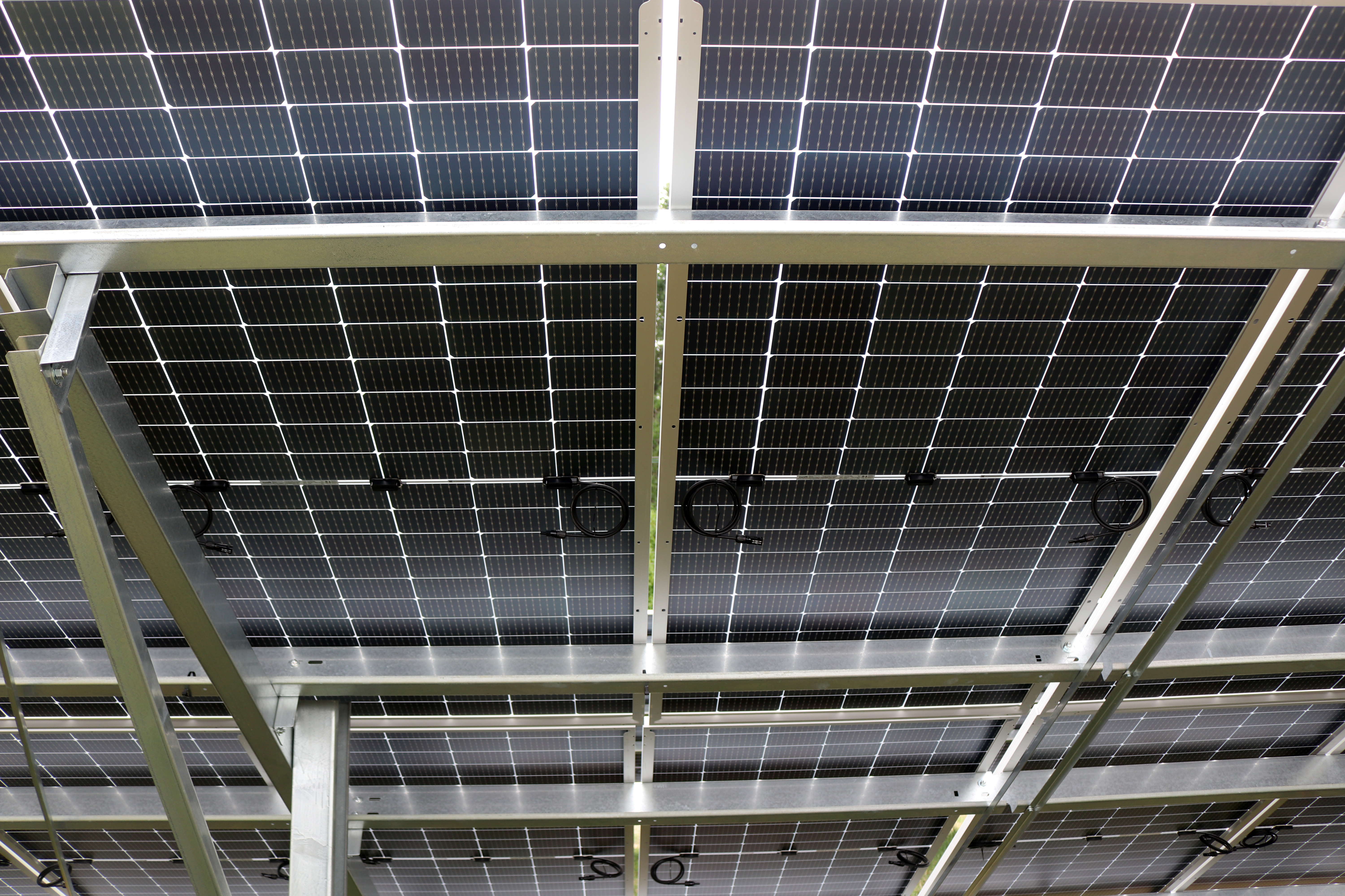 PDX Community Solar is a more than 2,200 panel project, located in Northeast Portland, aimed at helping lower helping energy bills for low-income qualified Cully neighborhood residents. Once completed the solar project could power up to 150 homes. Photo taken on August 22, 2024.