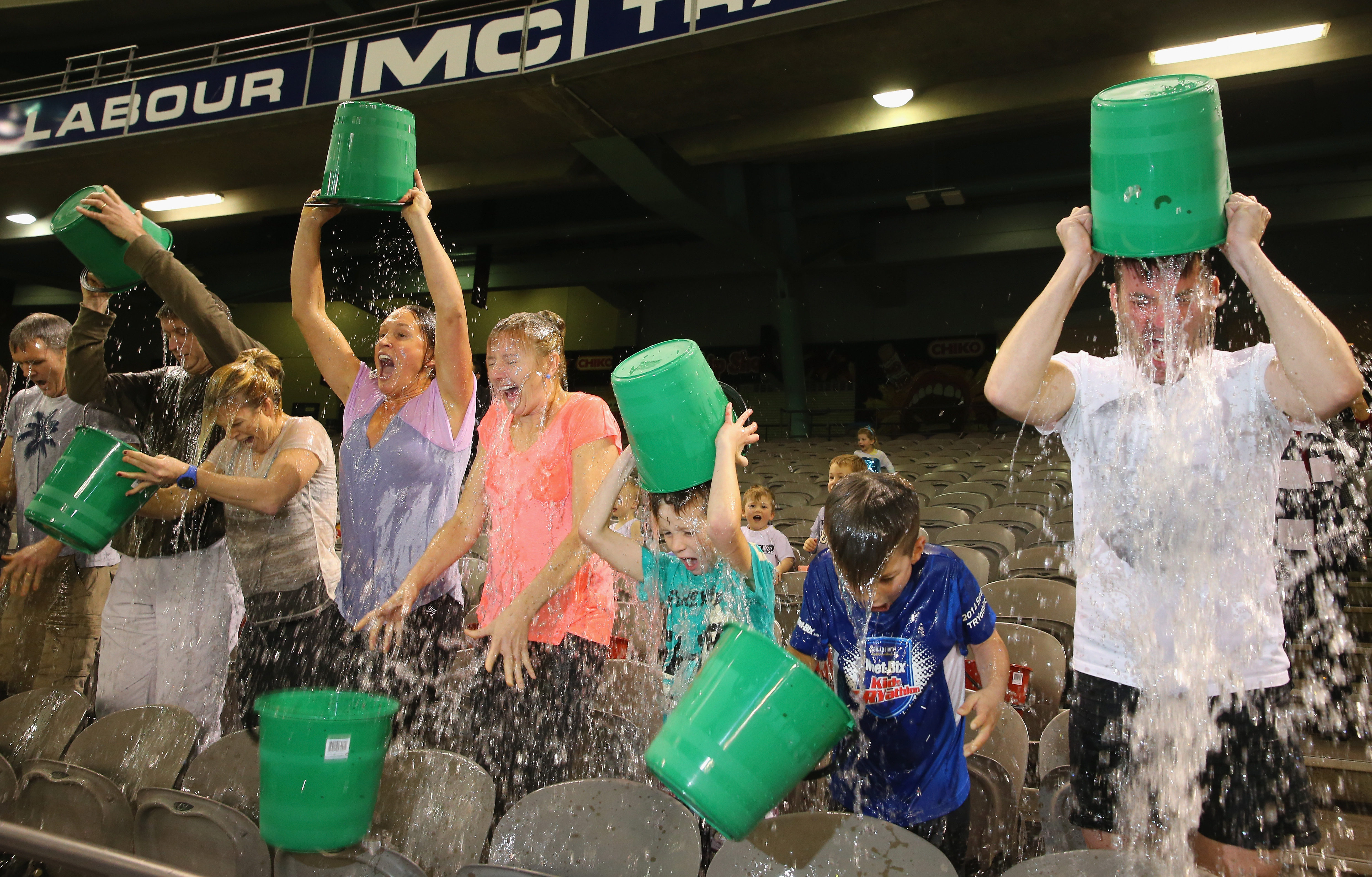 Green Monster even gets in on the act of the ALS Ice Bucket Challenge  (VIDEO)