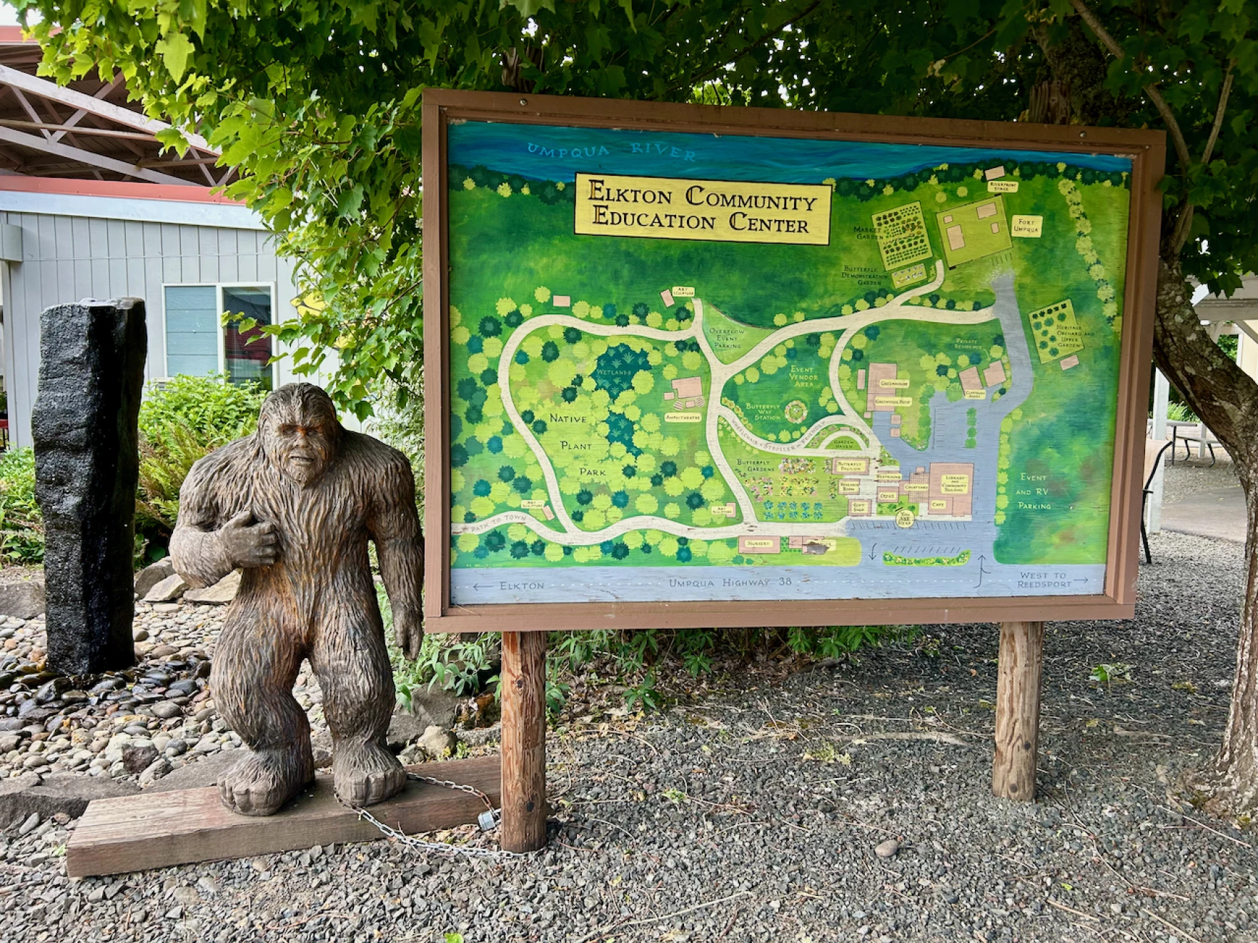 The Elkton Community Education Center has 30 acres on the Umpqua River.