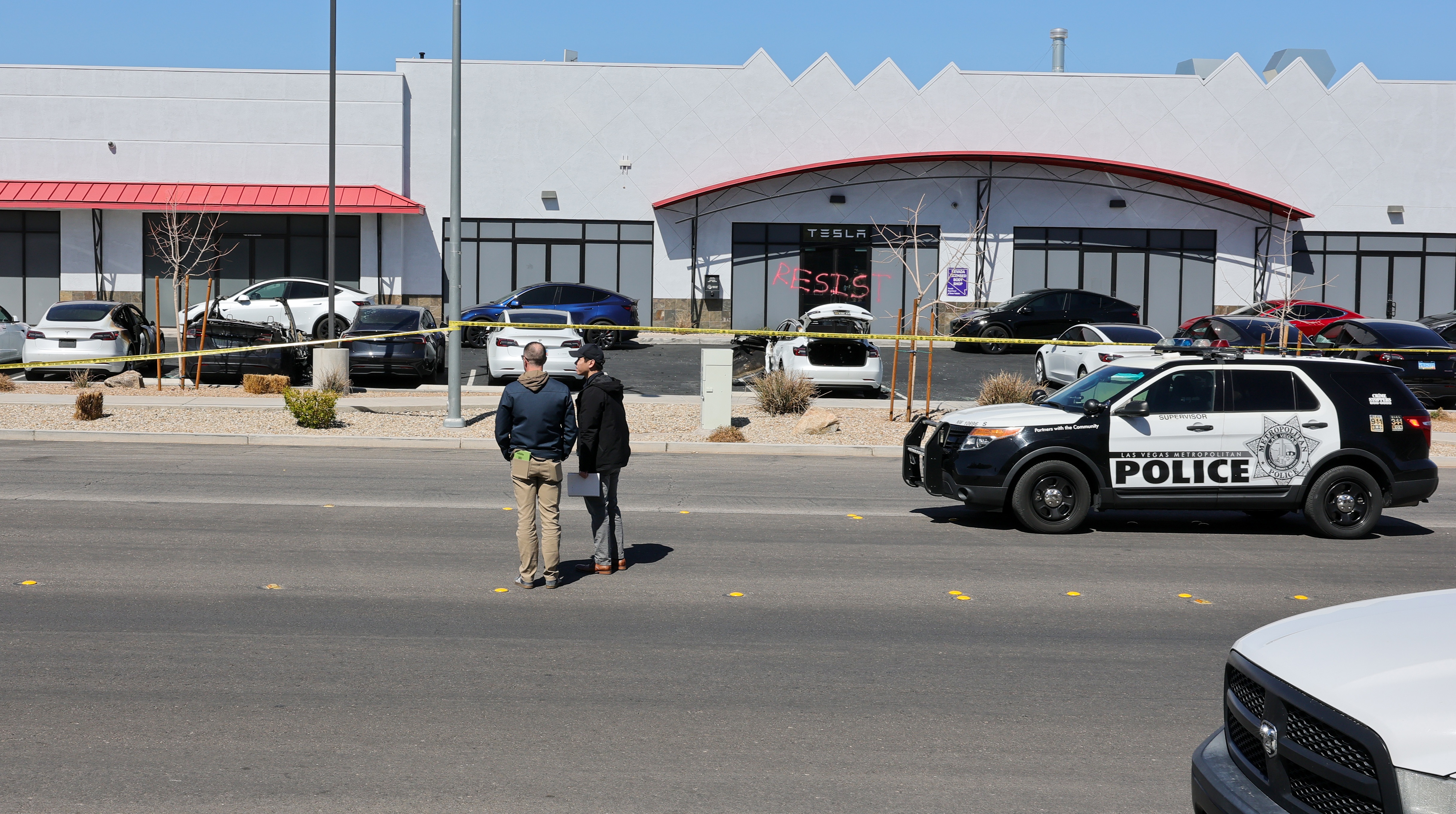 3 people face federal charges for Tesla attacks. Are such acts domestic ...