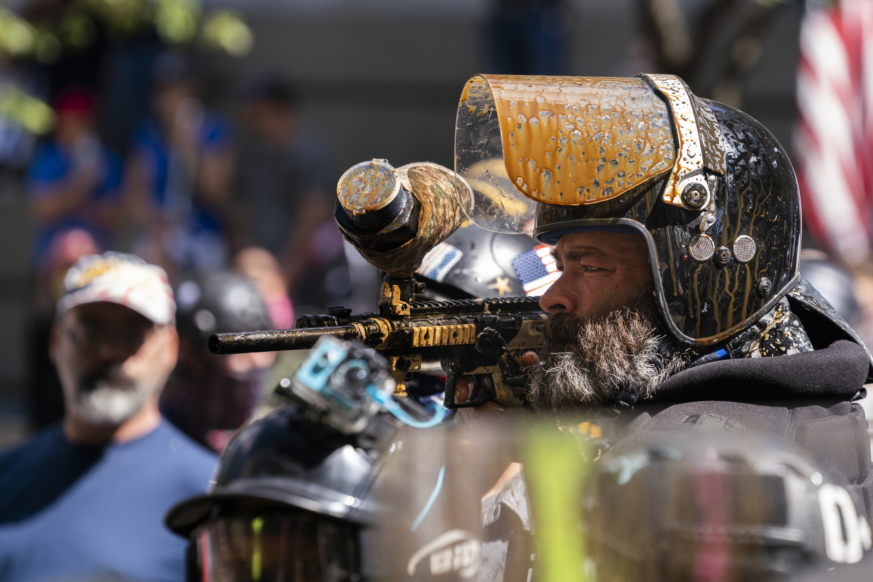 Violent extremist Alan Swinney sentenced to 10 years in prison for actions  in Portland-area protests - OPB