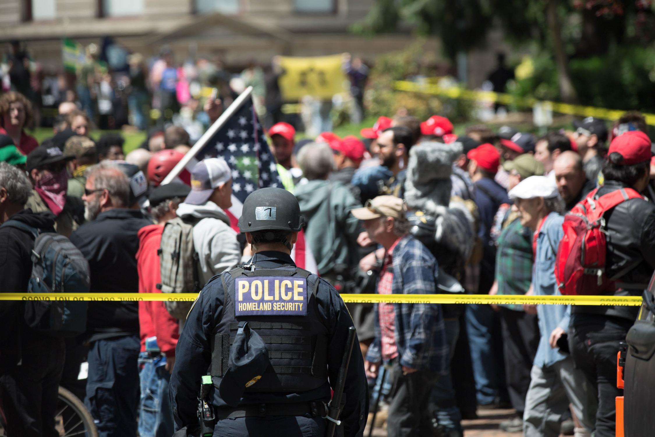 Portland police training on protests ends with slide showing mock prayer  for 'dirty hippy,' prompts investigation 