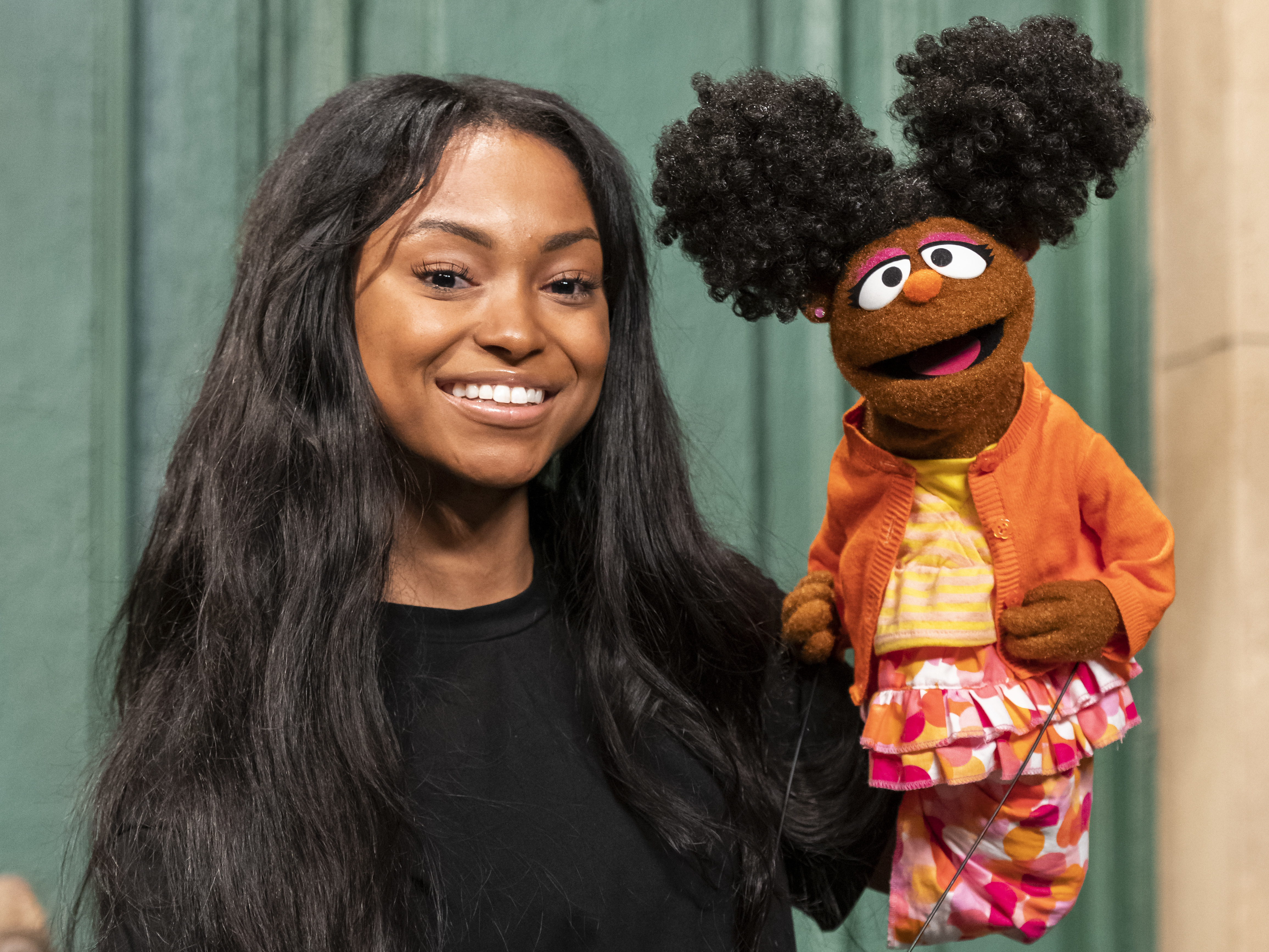 Sesame Street's first Black female puppeteer wants to keep inspiration  flowing - OPB
